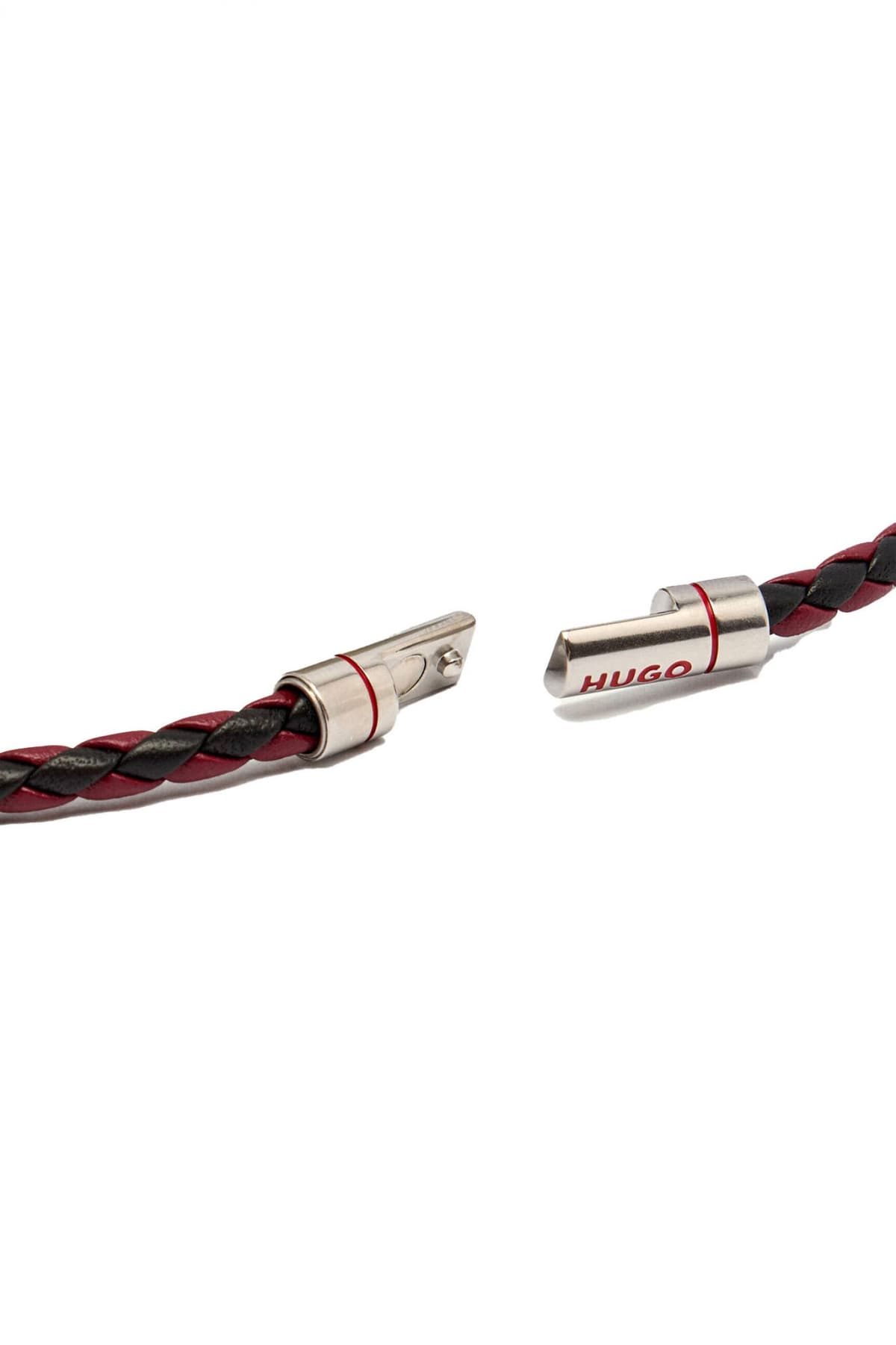 HUGO ΒΡΑΧΙΟΛΙ E-DOUBLEBRAID2-BRA ΜΑΥΡΟ-ΜΠΟΡΝΤΩ