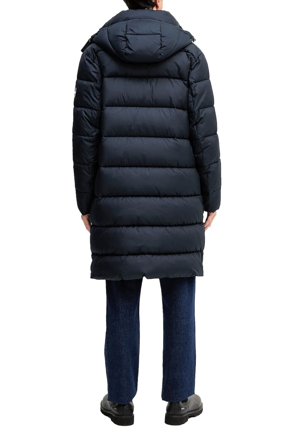 BOSS ΜΠΟΥΦΑΝ PUFFER H-CENUTO HOODIE ΜΠΛΕ