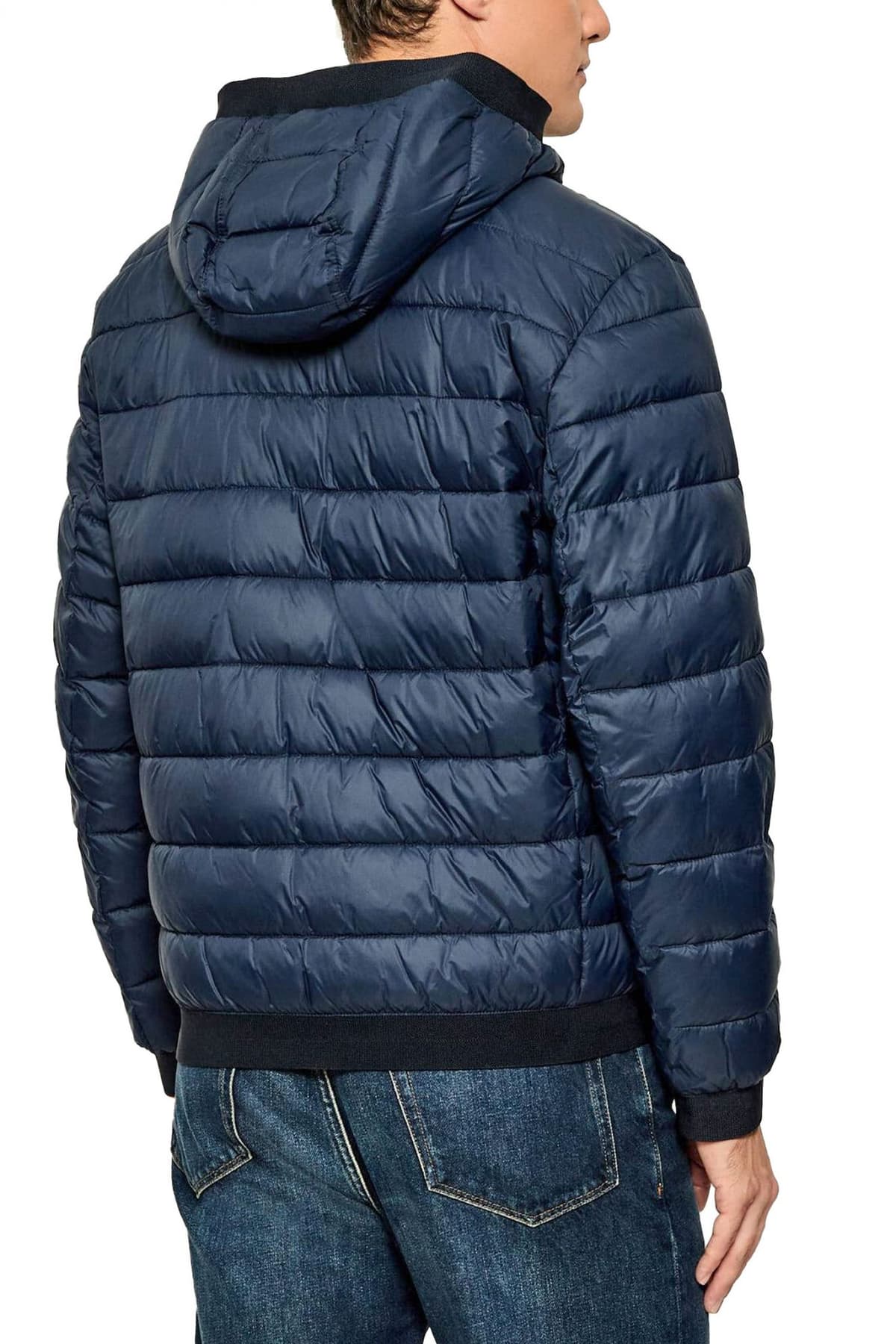 BOSS CASUAL ΜΠΟΥΦΑΝ PUFFER ΚΟΥΚΟΥΛΑ ODENIS ΜΠΛΕ
