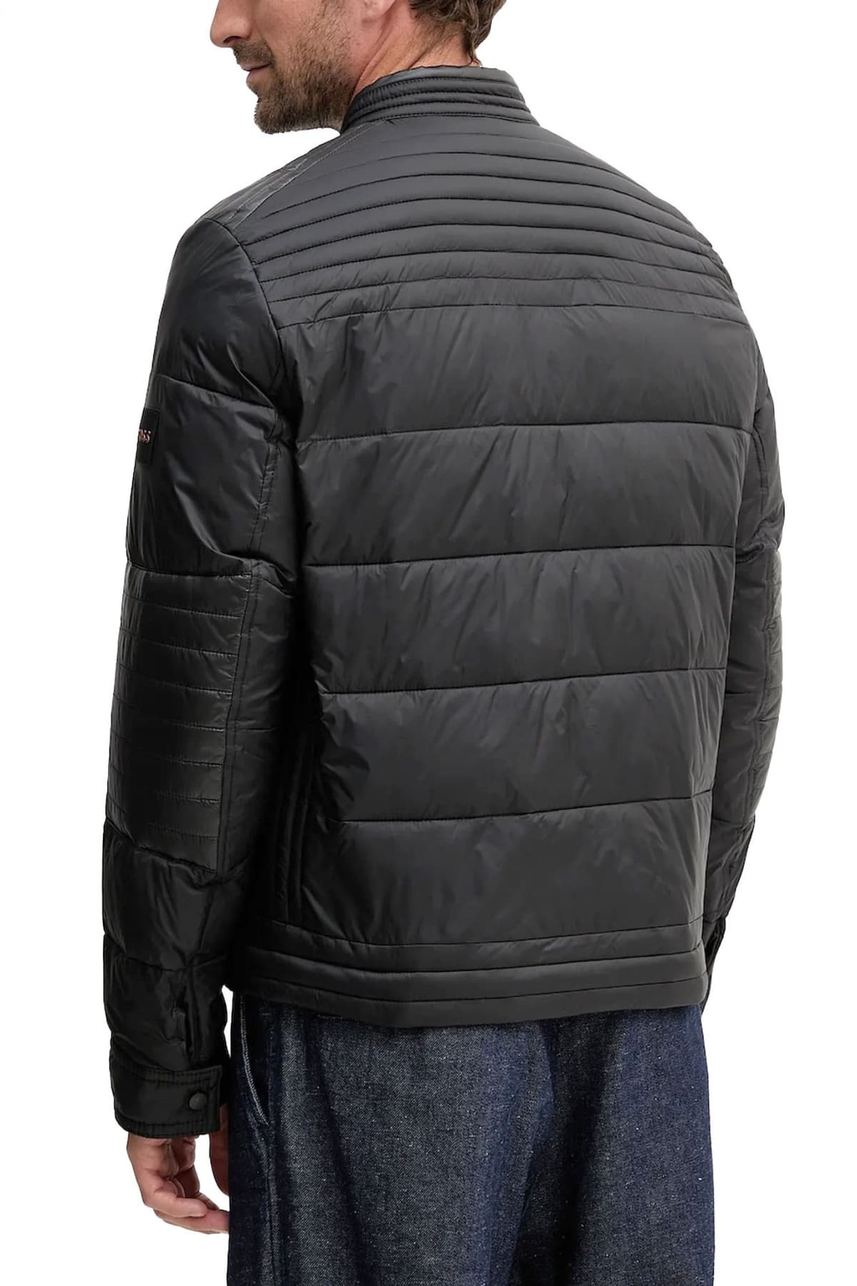 BOSS CASUAL ΜΠΟΥΦΑΝ PUFFER OWAND ΜΑΥΡΟ