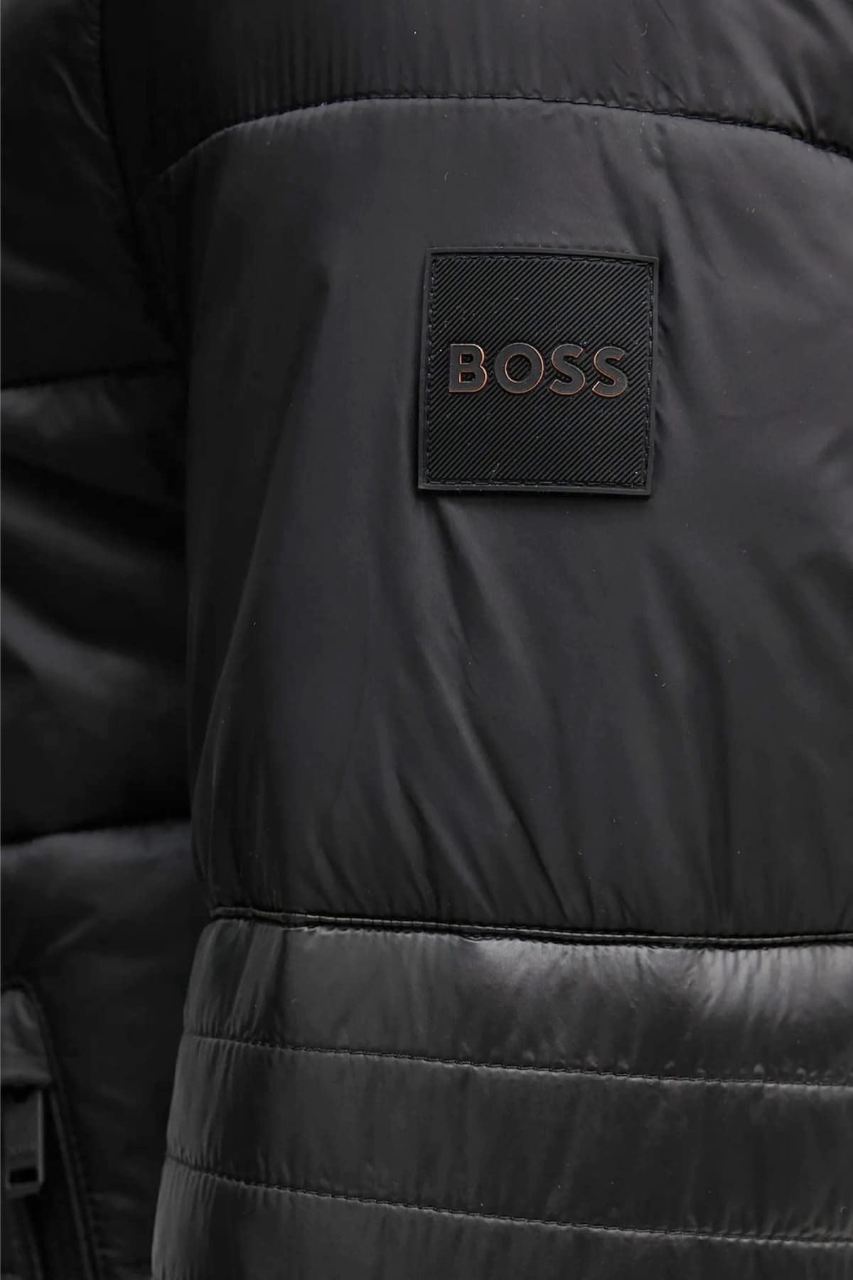 BOSS CASUAL ΜΠΟΥΦΑΝ PUFFER OWAND ΜΑΥΡΟ
