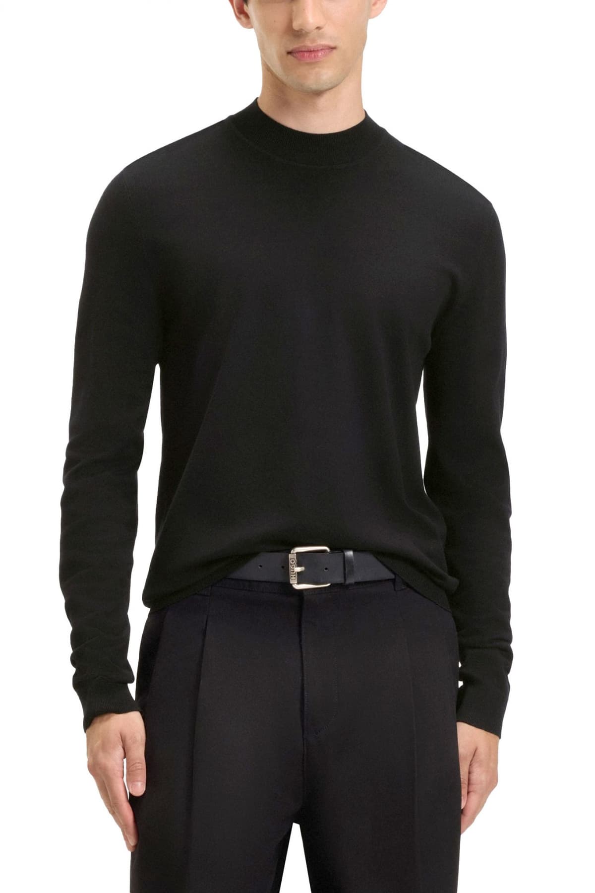 HUGO ΠΛΕΚΤΟ SAN MARC-CV ΛΟΥΠΕΤΟ ΜΑΥΡΟ