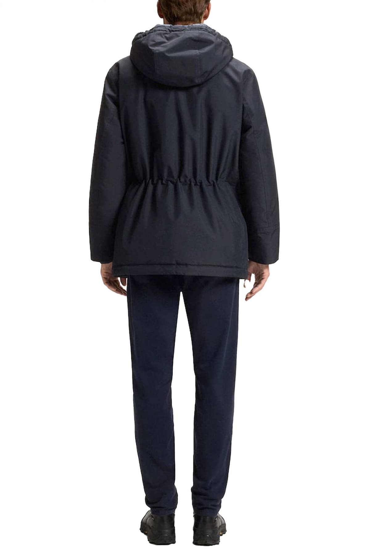 BOSS CASUAL ΜΠΟΥΦΑΝ JACKET ΚΟΥΚΟΥΛΑ OSIASS 1 ΜΠΛΕ