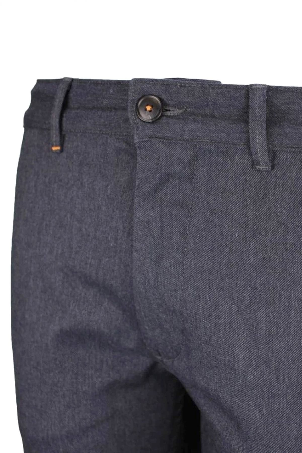 BOSS CASUAL ΠΑΝΤΕΛΟΝΙ CHINO ΜΙΚΡΟΣΧΕΔΙΟ SLIM FIT CHINO SLI ΜΠΛΕ