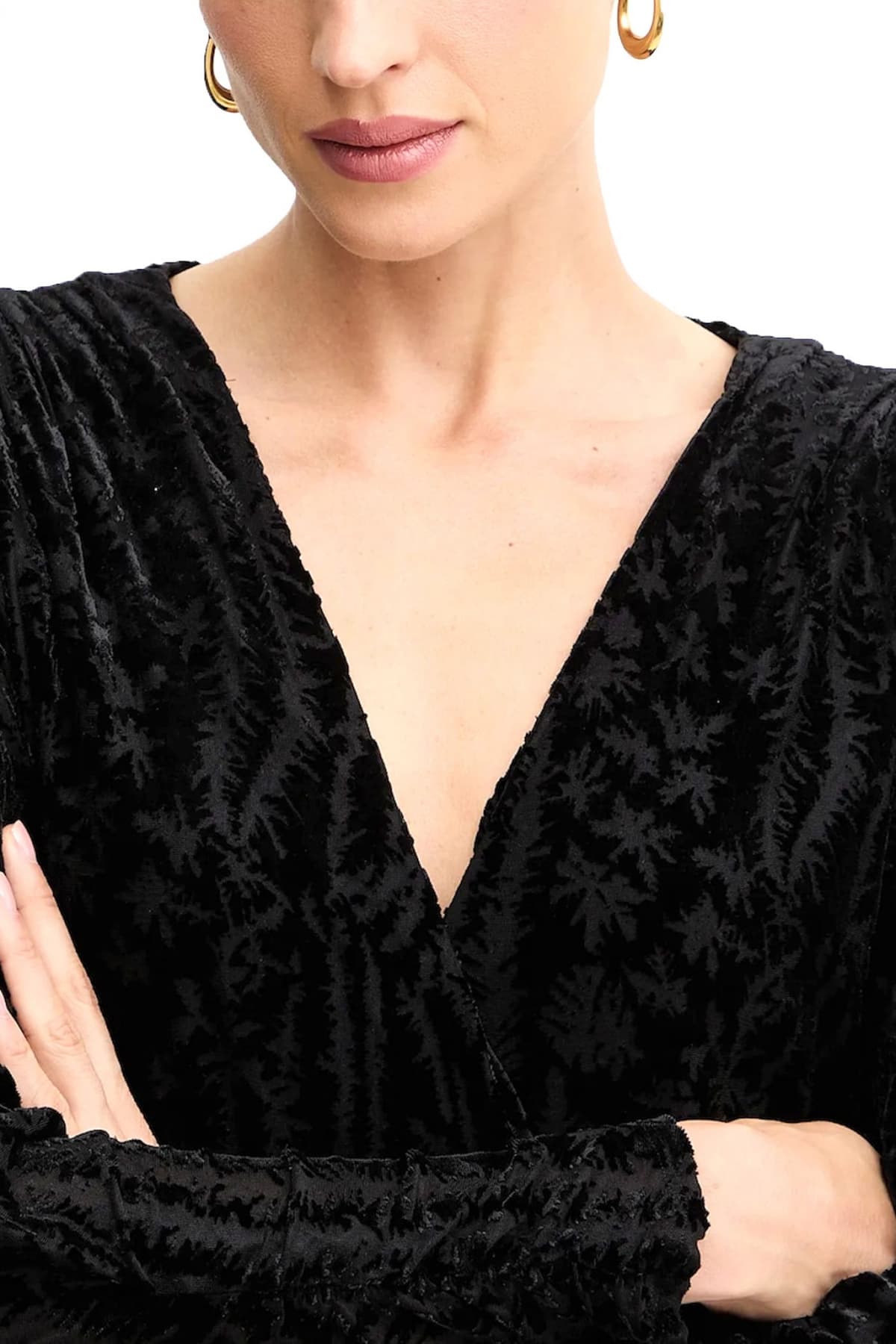 BOSS CASUAL ΦΟΡΕΜΑ C_EFILO MIDI ΒΕΛΟΥΤΕ ΚΡΟΥΑΖΕ ΑΝΟΙΓΜΑ ΜΠΡΟΣΤΑ ΜΑΥΡΟ