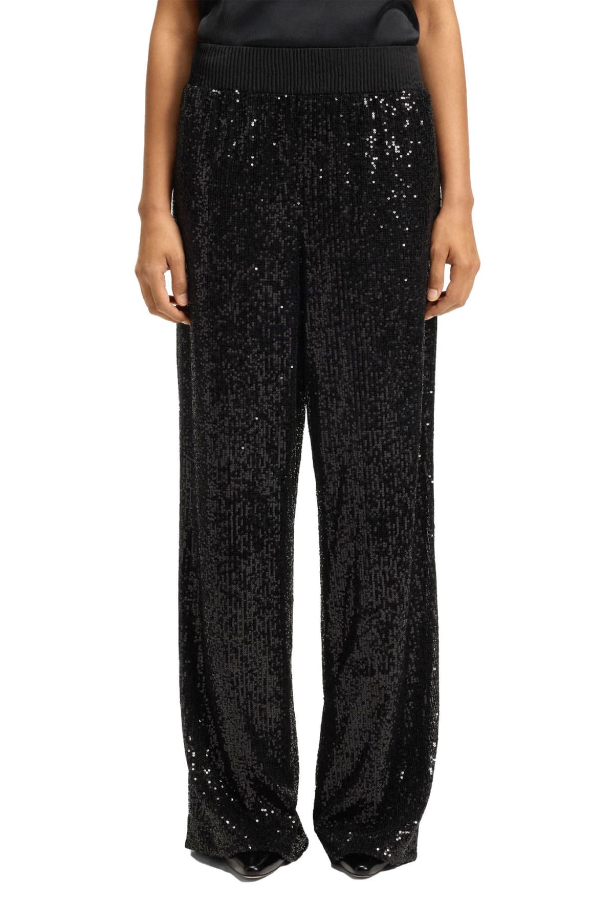 BOSS CASUAL ΠΑΝΤΕΛΟΝΑ C_TILLOI ΠΑΓΙΕΤΑ ΛΑΣΤΙΧΟ ΜΕΣΗ ΜΑΥΡΟ