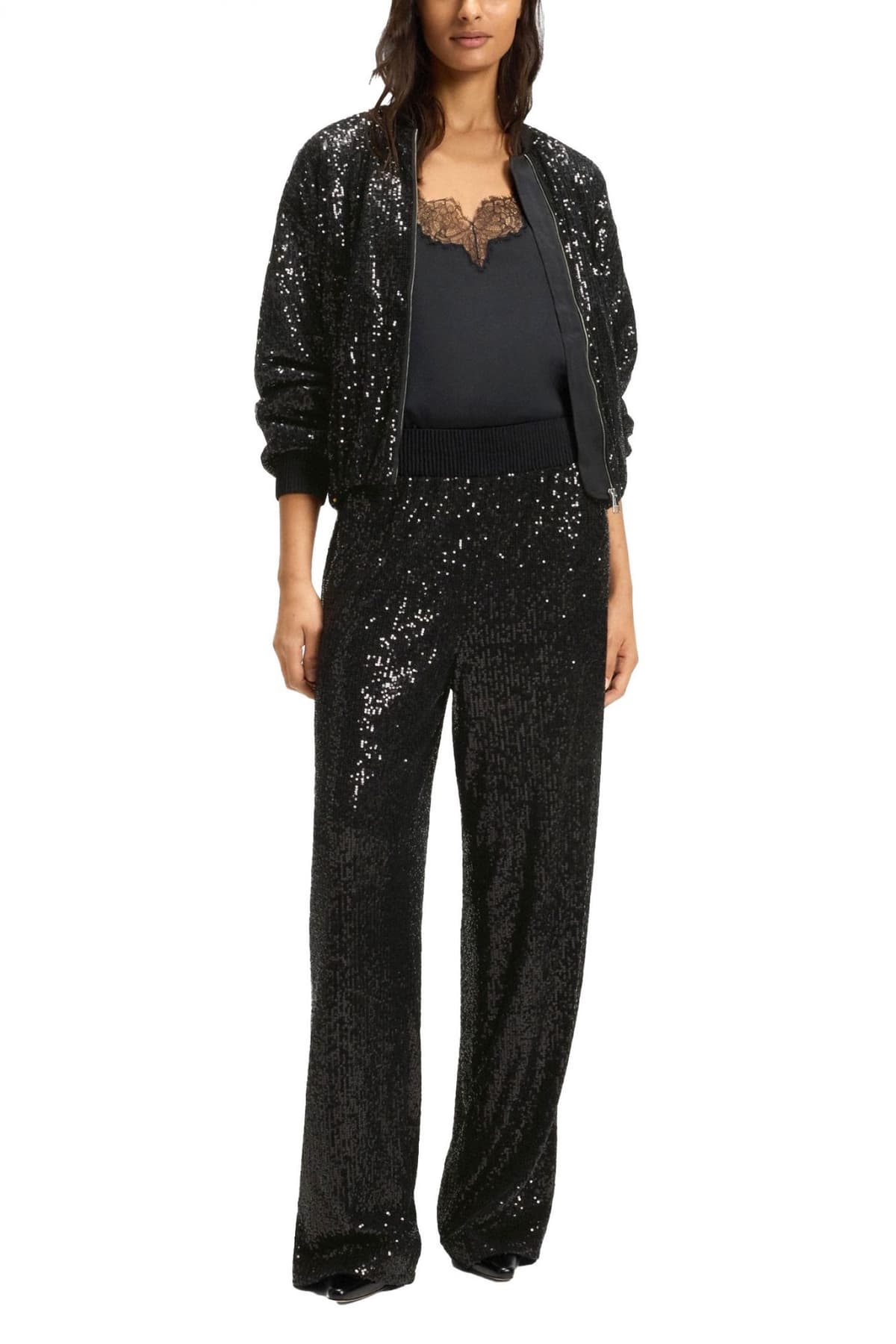 BOSS CASUAL ΠΑΝΤΕΛΟΝΑ C_TILLOI ΠΑΓΙΕΤΑ ΛΑΣΤΙΧΟ ΜΕΣΗ ΜΑΥΡΟ