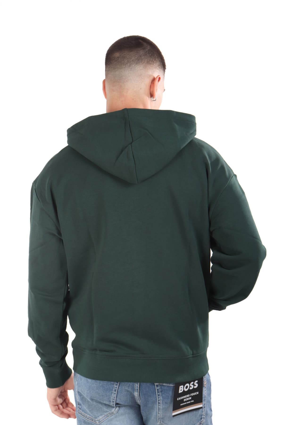 HUGO ΦΟΥΤΕΡ HOODIE FULLZIP DAPOZIP LOGO ΚΥΠΑΡΙΣΣΙ