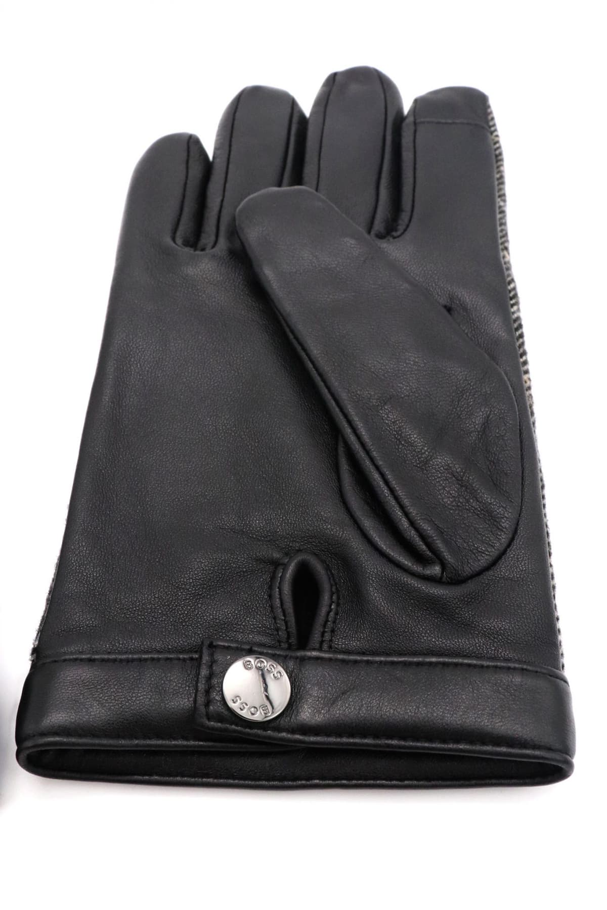 BOSS ΓΑΝΤΙΑ HARRYE-S ΓΚΡΙ-ΜΑΥΡΟ-ΚΑΦΕ