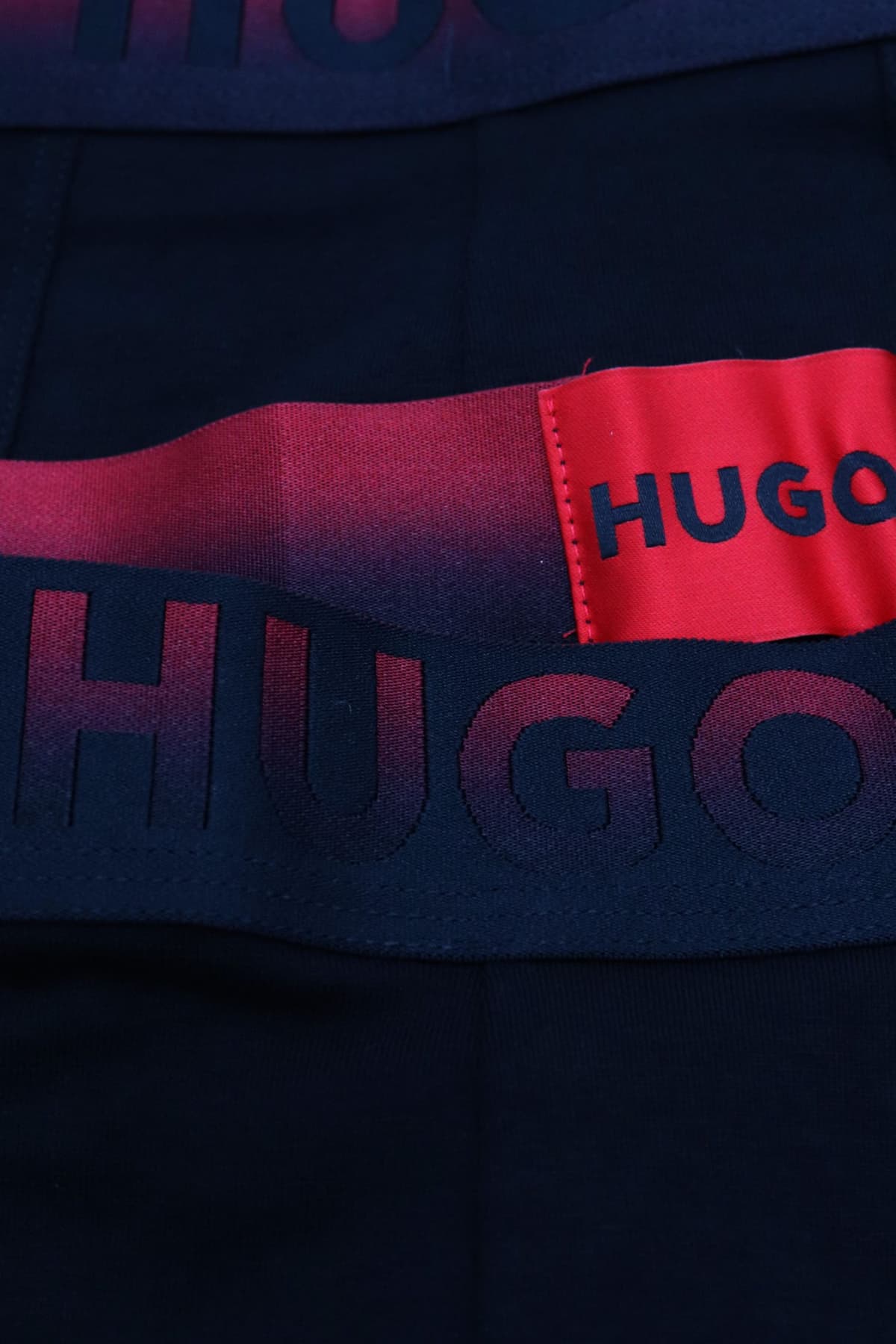 HUGO ΕΣΩΡΟΥΧΑ TRUNK TRIPLET SPRAY LOGO ΜΑΥΡΟ