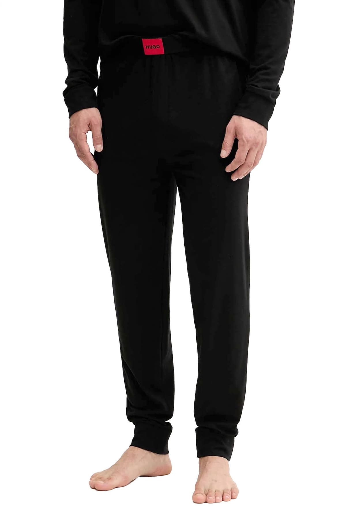 HUGO ΣΕΤ BODYWEAR GALAXY_LONG SET LOGO ΜΑΥΡΟ