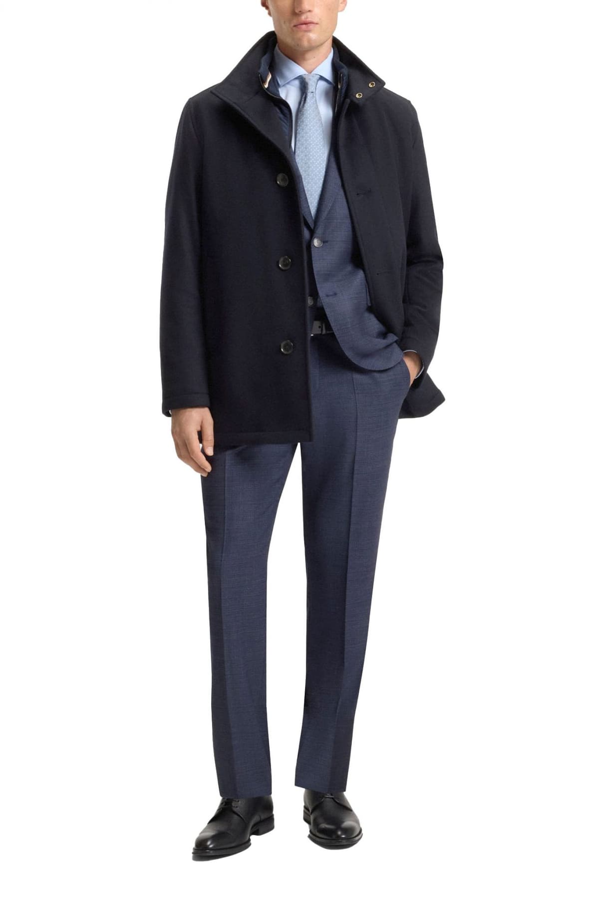 Men's Coats Boss Blue