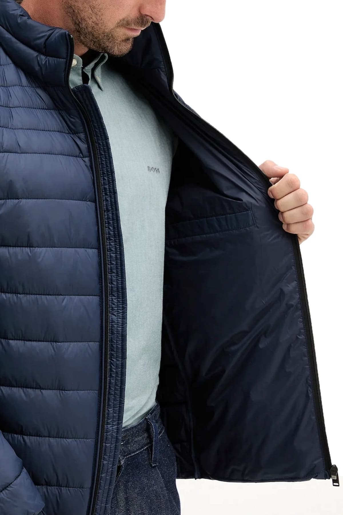 BOSS CASUAL ΜΠΟΥΦΑΝ PUFFER ODEN2 ΜΠΛΕ