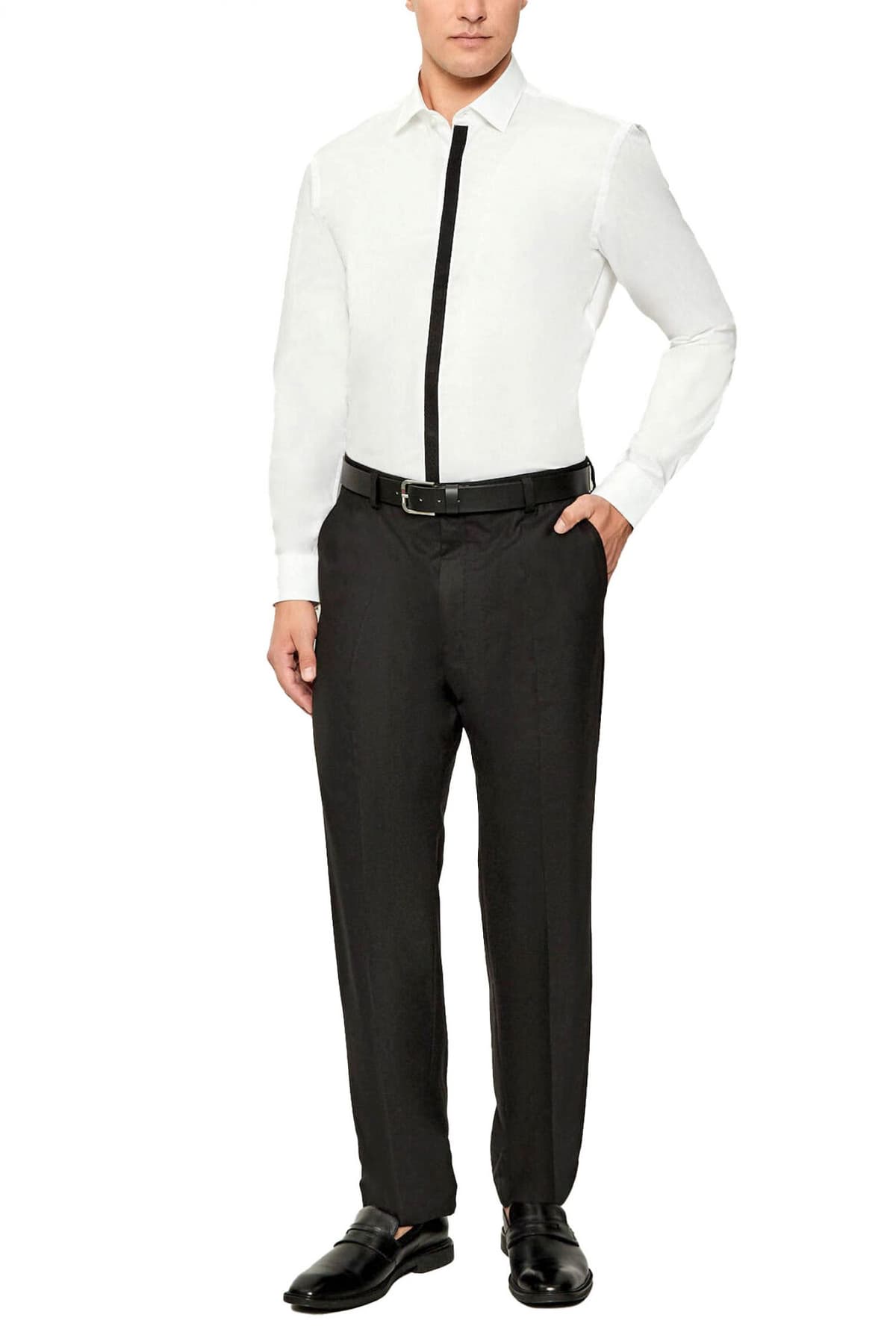 HUGO ΠΟΥΚΑΜΙΣΟ KEIDI ΚΡΥΦΑ ΚΟΥΜΠΙΑ ΛΕΥΚΟ