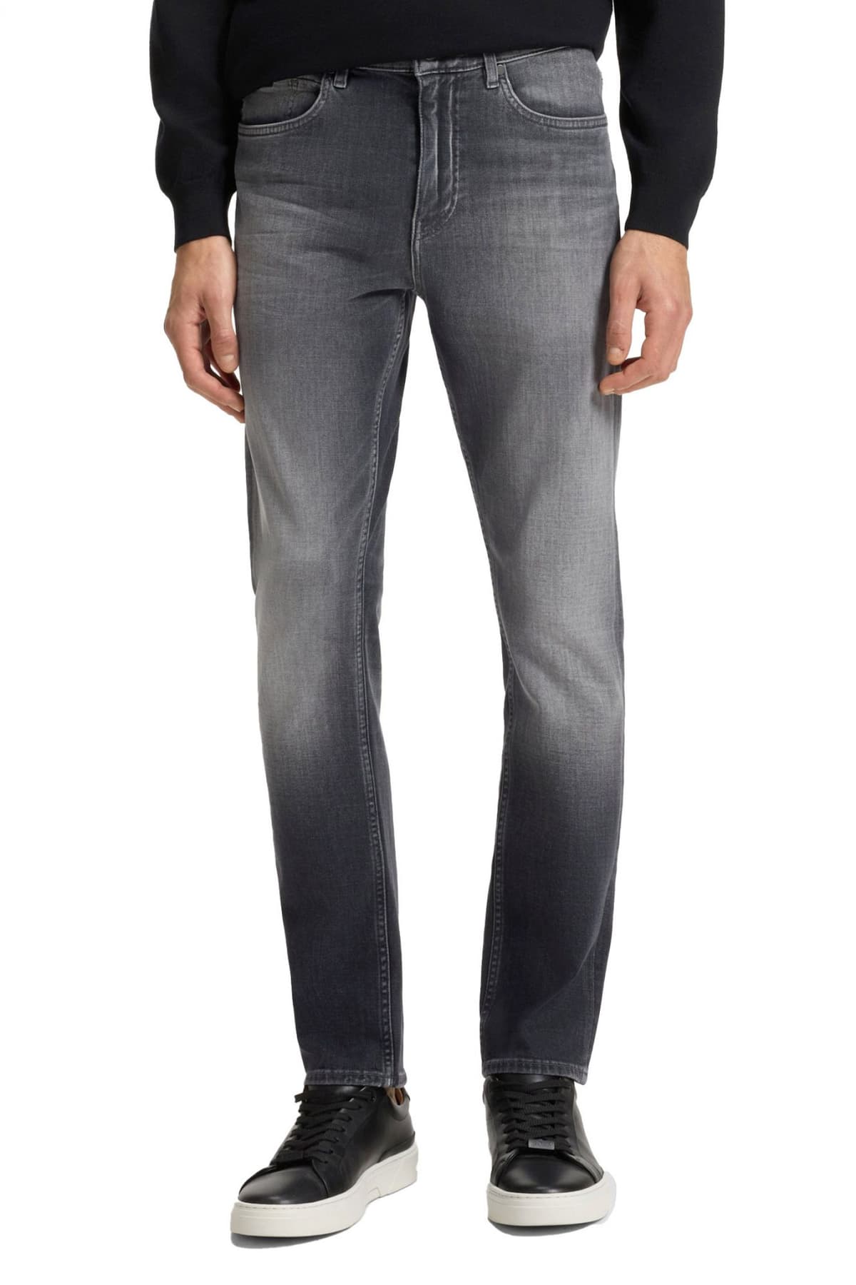 BOSS ΠΑΝΤΕΛΟΝΙ JEANS SLIM FIT C-DELAWARE ΓΚΡΙ