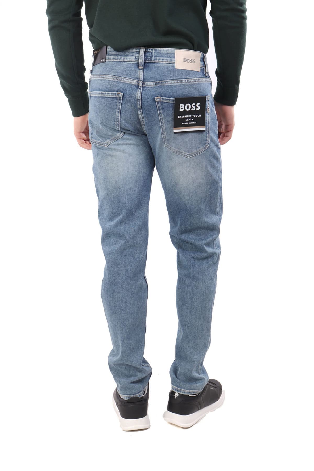 BOSS ΠΑΝΤΕΛΟΝΙ JEANS REGULAR FIT C-RE MAINE ΓΑΛΑΖΙΟ