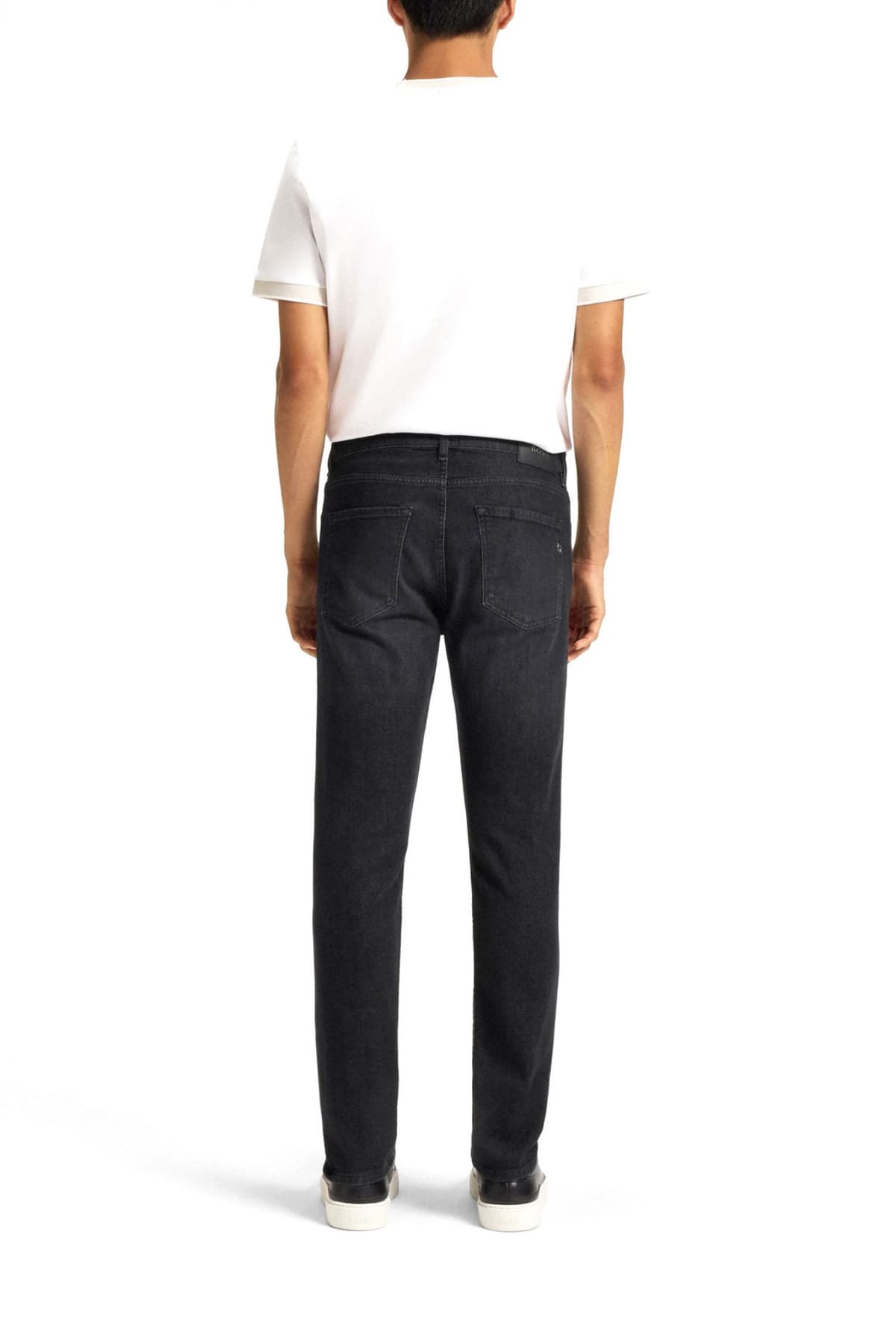 BOSS ΠΑΝΤΕΛΟΝΙ JEANS H-DELAWARE SLIM FIT ΜΑΥΡΟ