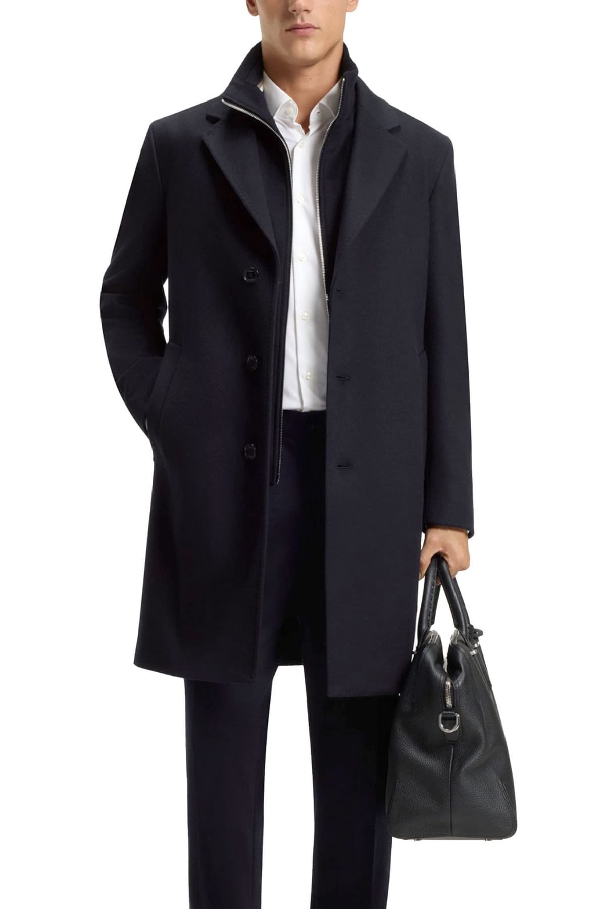 BOSS ΠΑΛΤΟ ΑΠΟΣΠΩΜΕΝΟ ΓΙΛΕΚΟ H-JARED-3IN1-254 ΜΠΛΕ