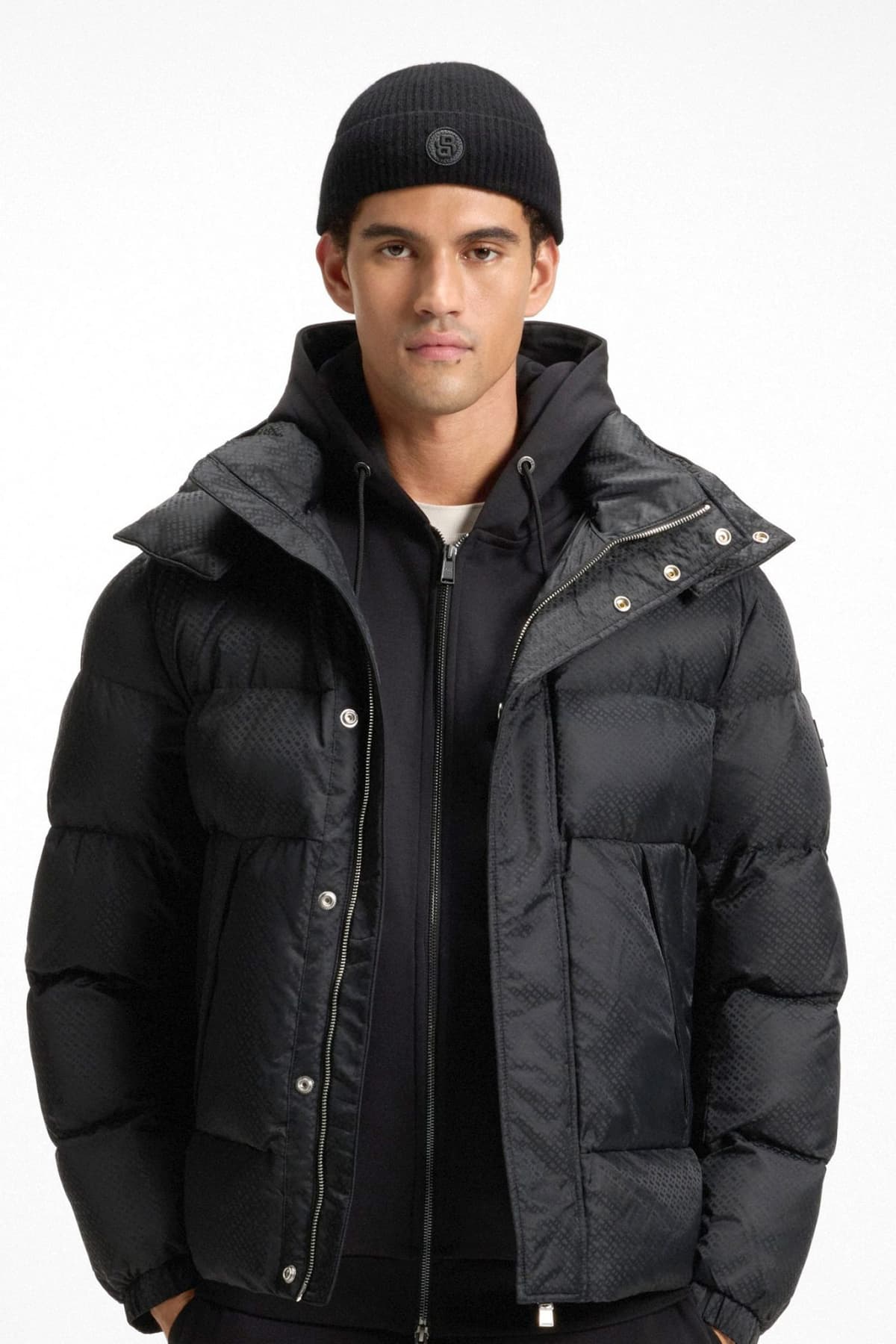 BOSS ΣΚΟΥΦΟΣ ΠΛΕΚΤΟ FILIPPO-B-ICON ΜΑΥΡΟ