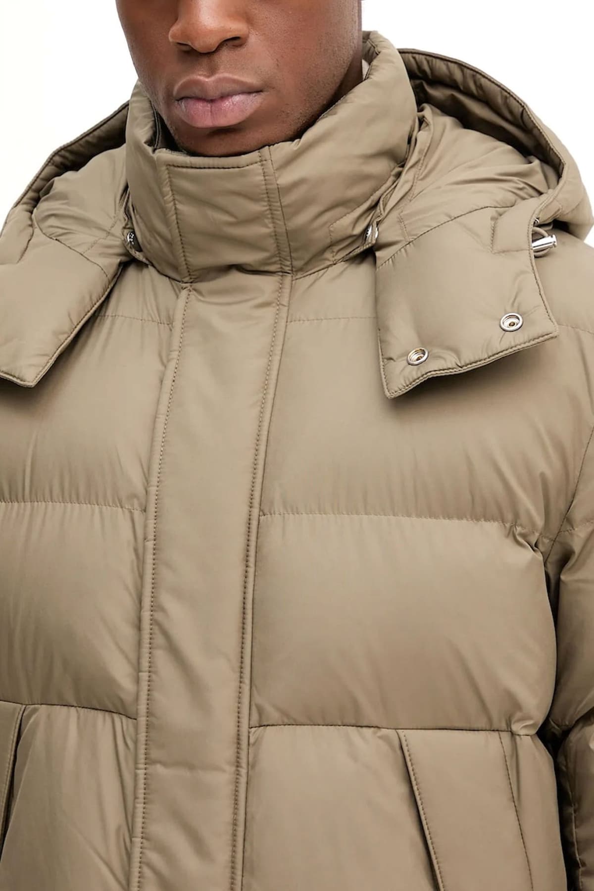 BOSS ΜΠΟΥΦΑΝ PUFFER ΑΠΟΣΠΩΜΕΝΗ ΚΟΥΚΟΥΛΑ H-COMBINIAN 5 ΧΑΚΙ