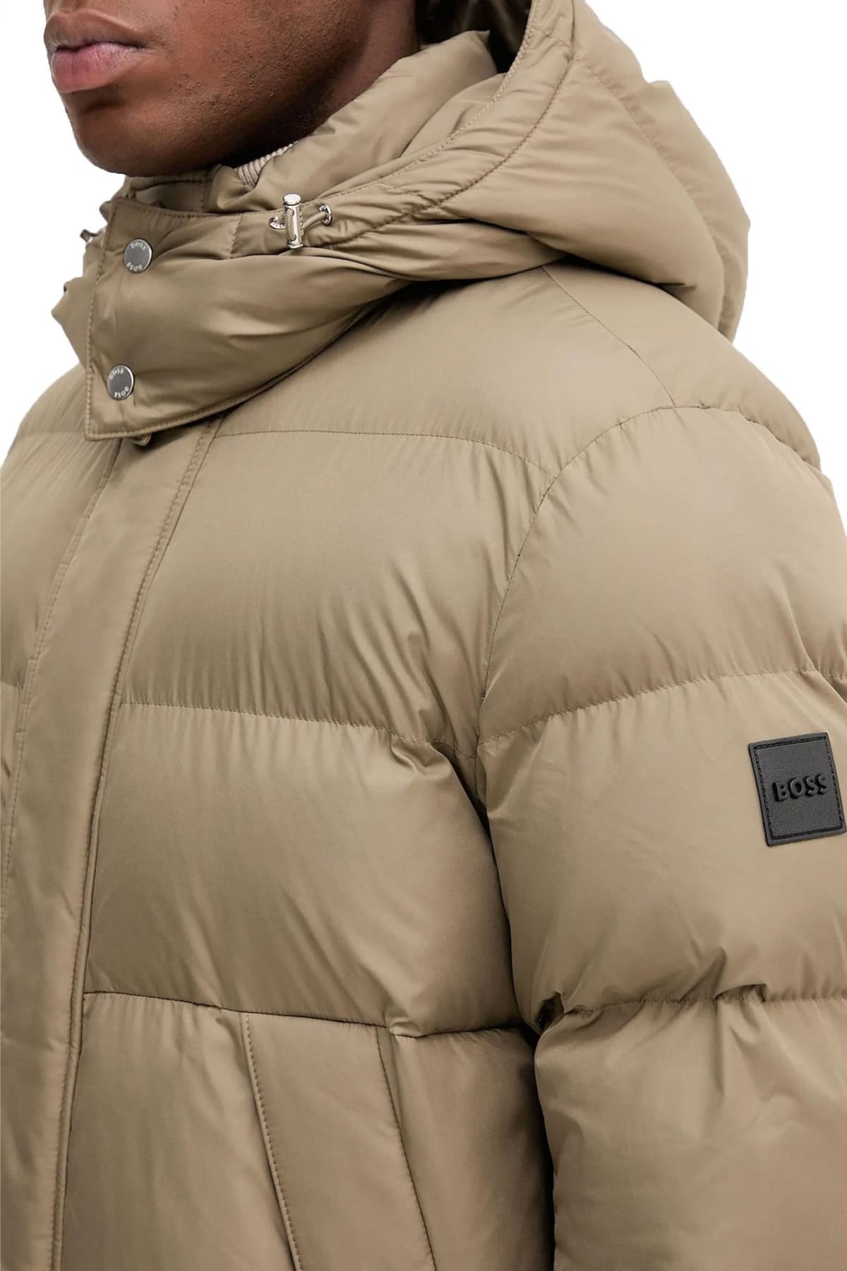 BOSS ΜΠΟΥΦΑΝ PUFFER ΑΠΟΣΠΩΜΕΝΗ ΚΟΥΚΟΥΛΑ H-COMBINIAN 5 ΧΑΚΙ