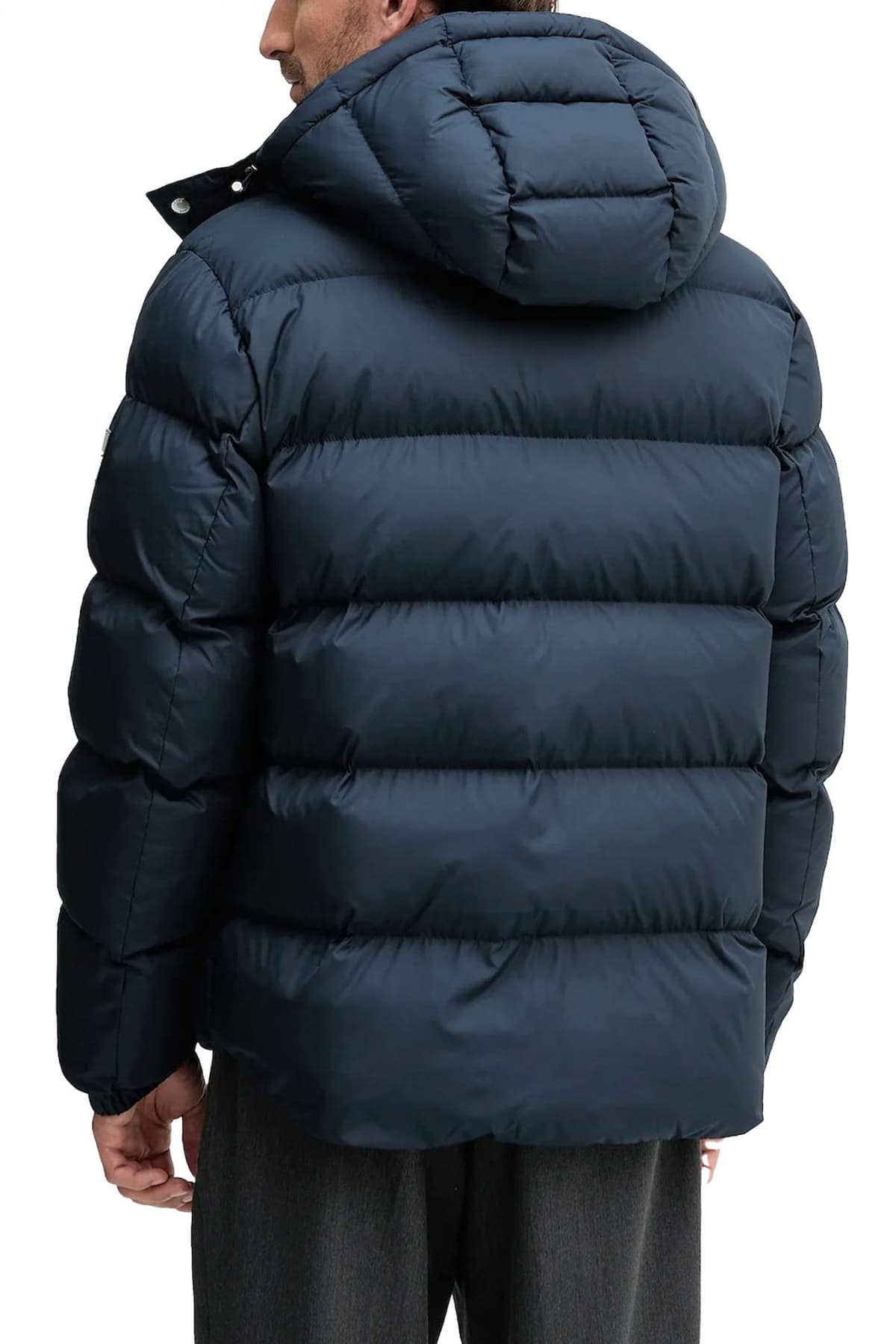 BOSS ΜΠΟΥΦΑΝ PUFFER ΑΠΟΣΠΩΜΕΝΗ ΚΟΥΚΟΥΛΑ H-COMBINIAN 5 ΜΠΛΕ