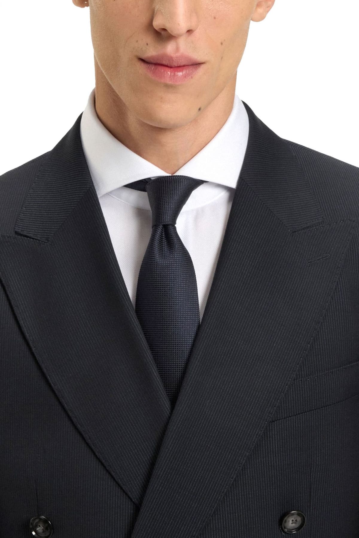 BOSS ΚΟΣΤΟΥΜΙ SUPER100 NATURAL STRETCH SLIM FIT LANIFICIO TESSE BIELLA H-HUGE-2PCS-DB-254 ΜΠΛΕ