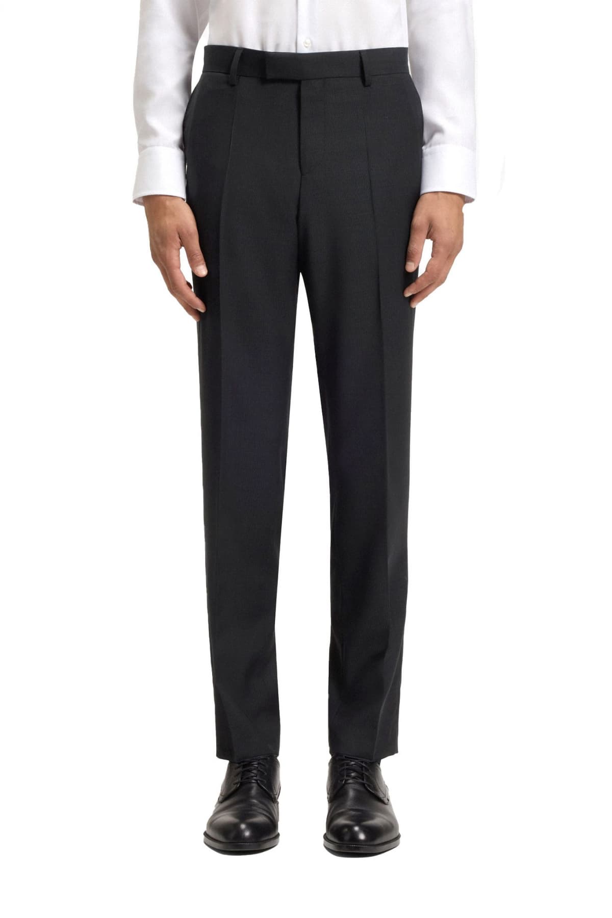 BOSS ΚΟΣΤΟΥΜΙ SUPER100 NATURAL STRETCH SLIM FIT LANIFICIO TESSE BIELLA H-HUGE-2PCS-DB-254 ΜΠΛΕ