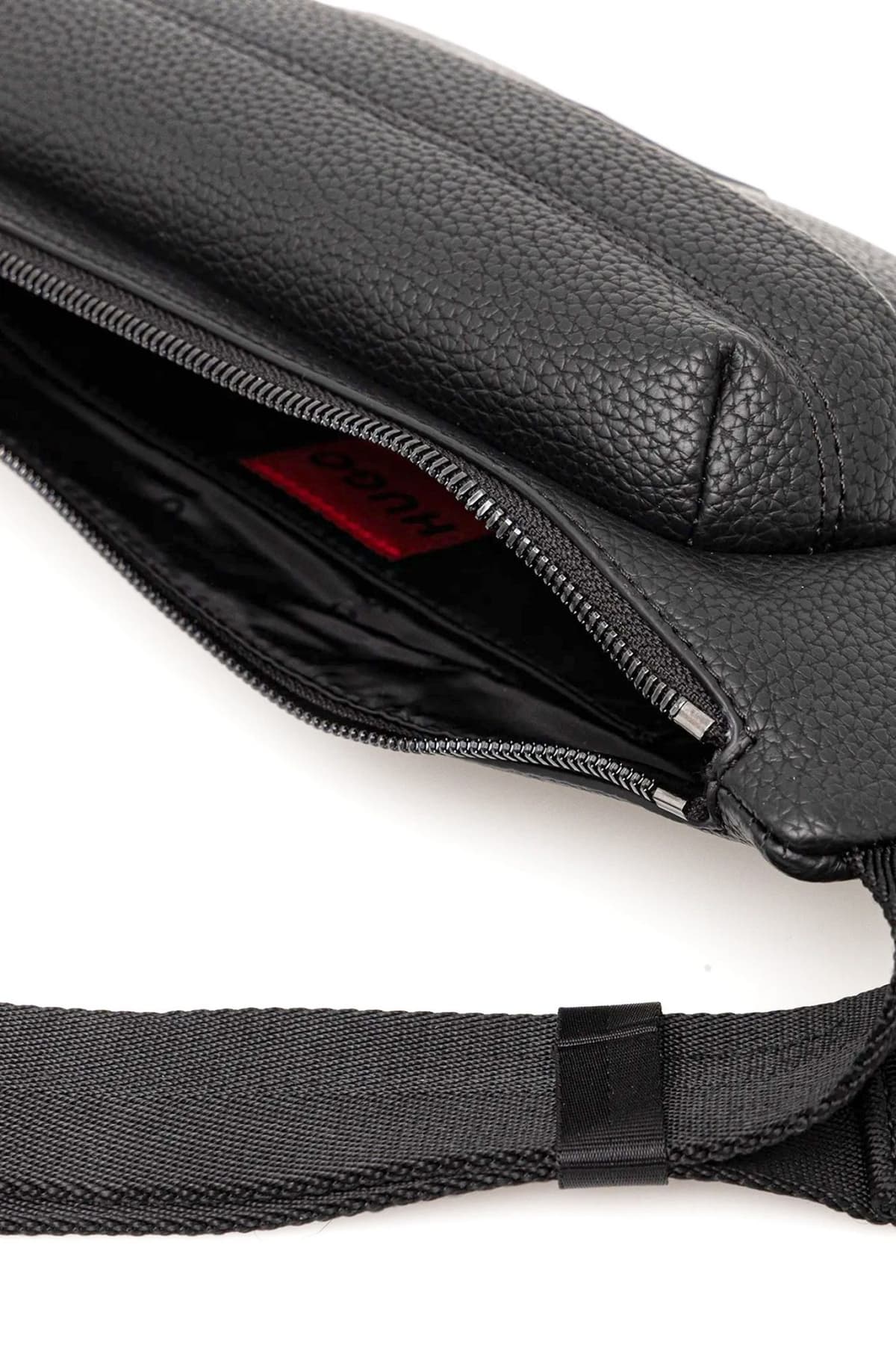 HUGO ΤΣΑΝΤΑΚΙ ΜΕΣΗΣ NEW ETHON HI_BUMBAG LOGO ΜΑΥΡΟ