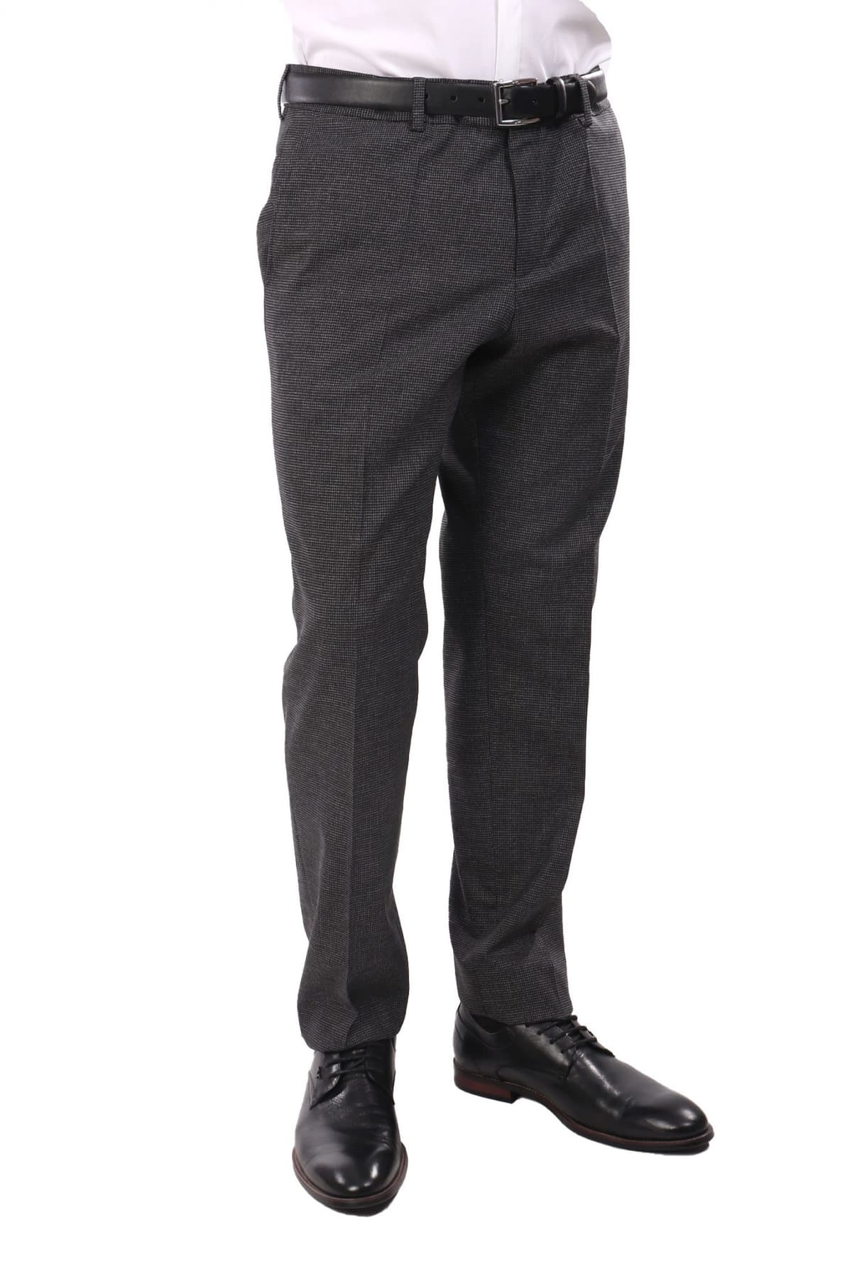 BOSS ΚΟΣΤΟΥΜΙ ΜΙΚΡΟΣΧΕΔΙΟ ΔΙΚΟΥΜΠΟ C-HUGE-2PCS-DB-252 LANIFICIO TESSE BIELLA ΓΚΡΙ