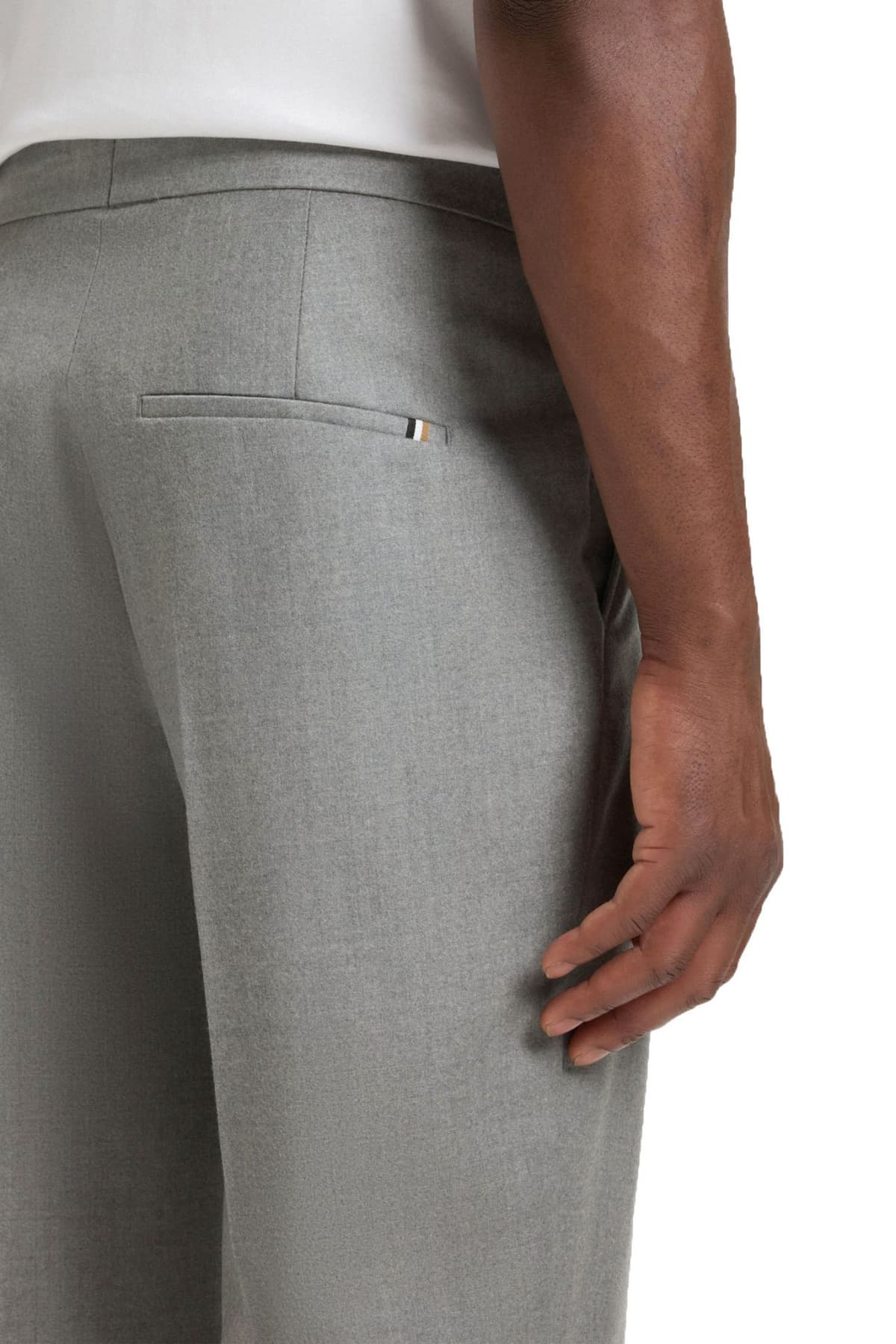 BOSS ΠΑΝΤΕΛΟΝΙ CHINO RELAXED FIT C-PERINO-PL-DTL-254 ΓΚΡΙ