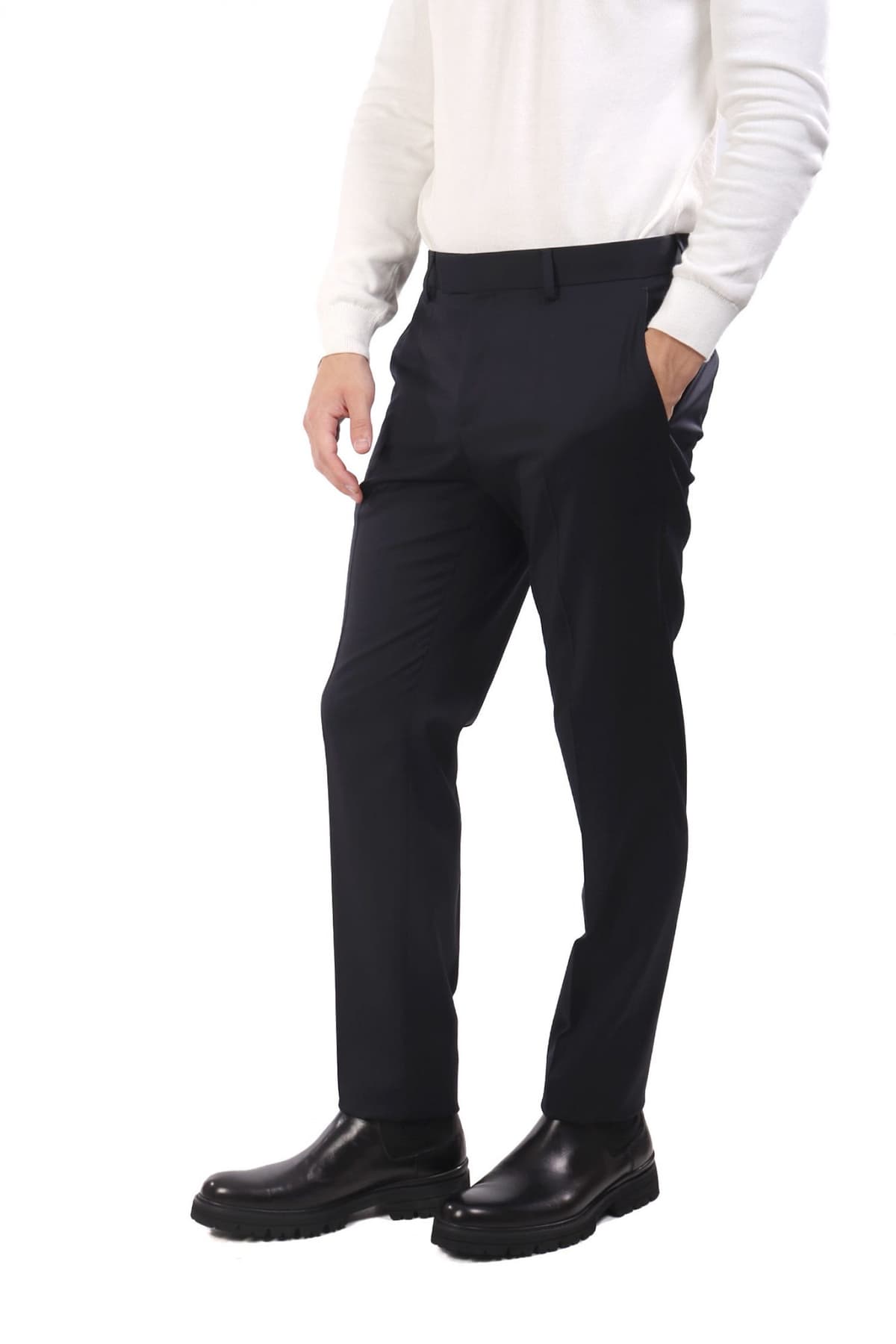 BOSS ΠΑΝΤΕΛΟΝΙ CHINO SLIM FIT H-GENIUS-DTL-WG-253 ΜΠΛΕ
