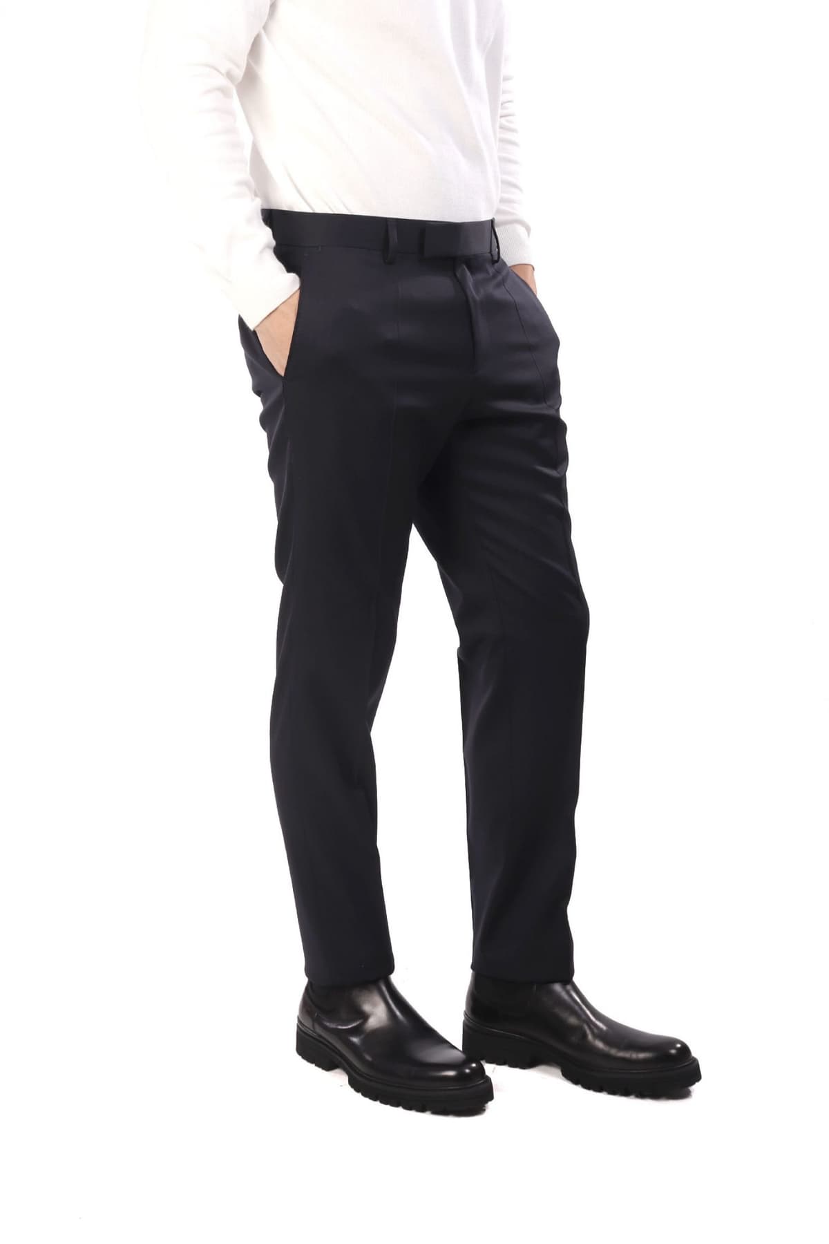 BOSS ΠΑΝΤΕΛΟΝΙ CHINO SLIM FIT H-GENIUS-DTL-WG-253 ΜΠΛΕ
