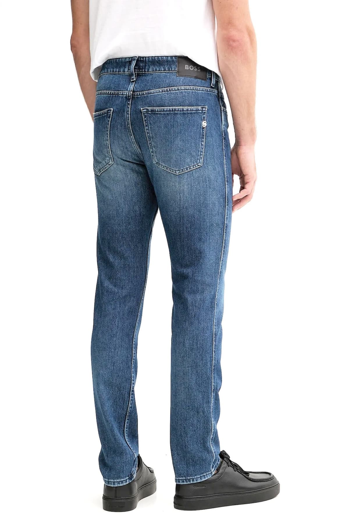BOSS ΠΑΝΤΕΛΟΝΙ JEANS H-DELAWARE SLIM FIT ΜΠΛΕ