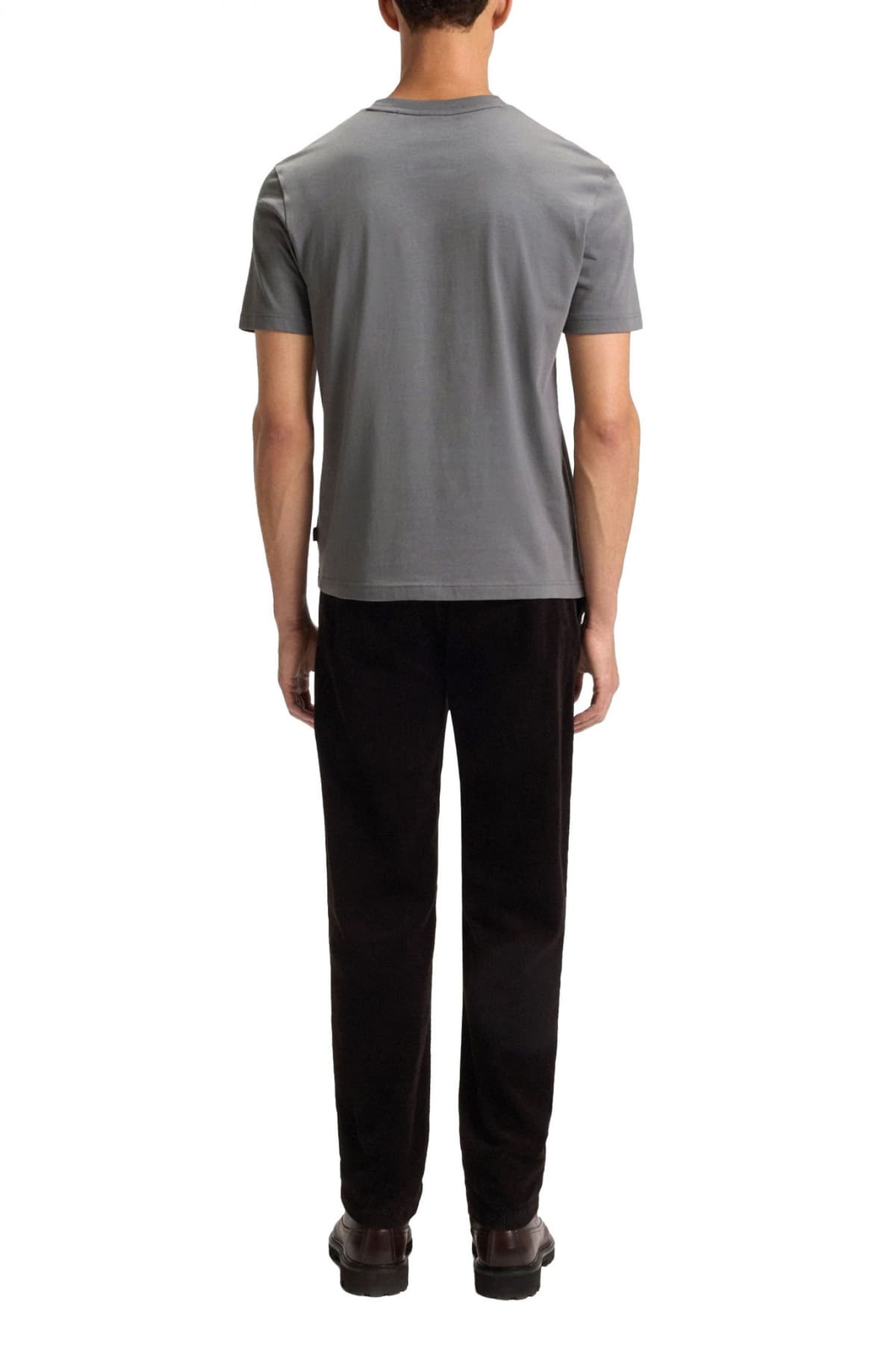 BOSS CASUAL T-SHIRT TE_LUPO ΓΚΡΙ