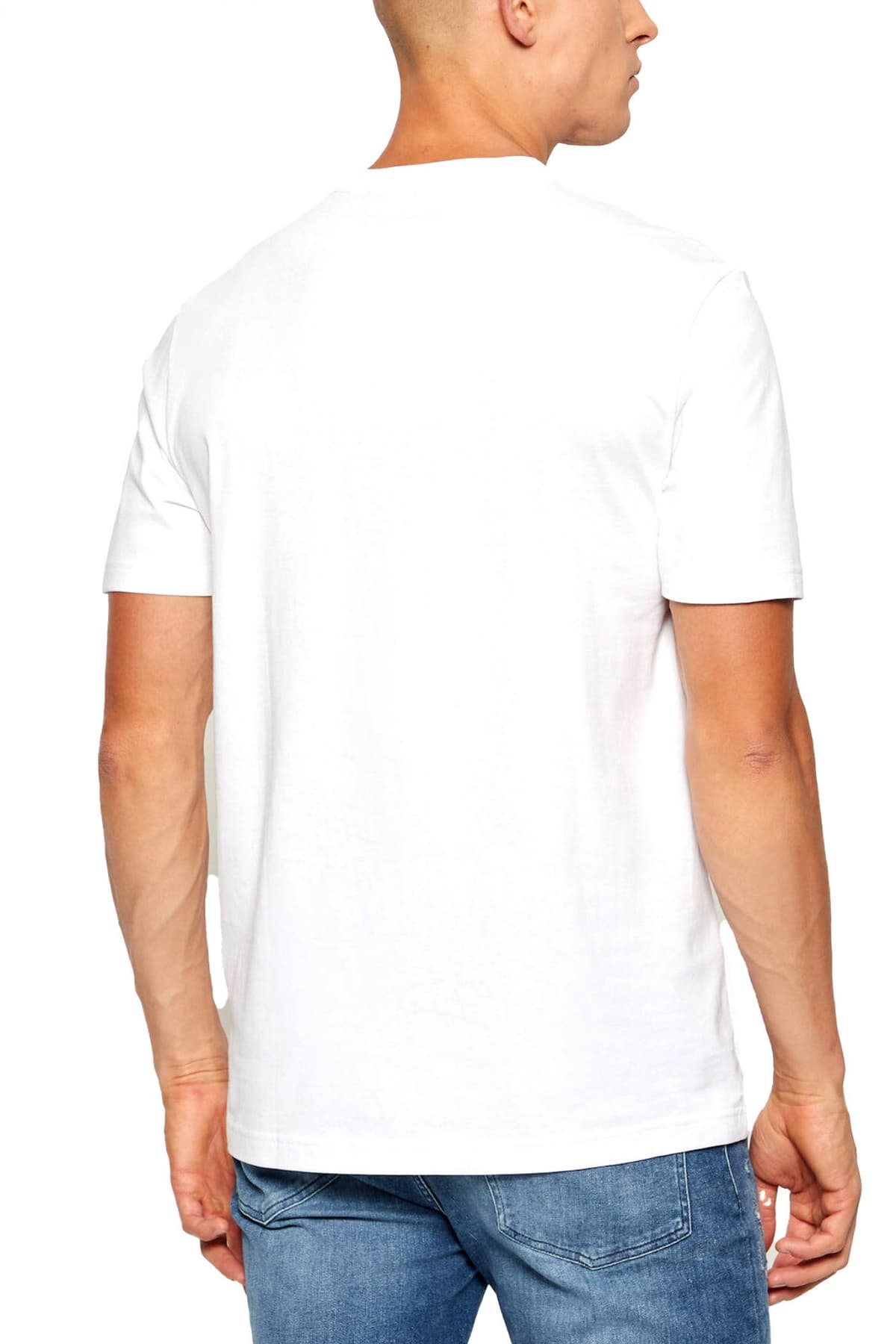 BOSS CASUAL T-SHIRT TE_LUPO ΛΕΥΚΟ