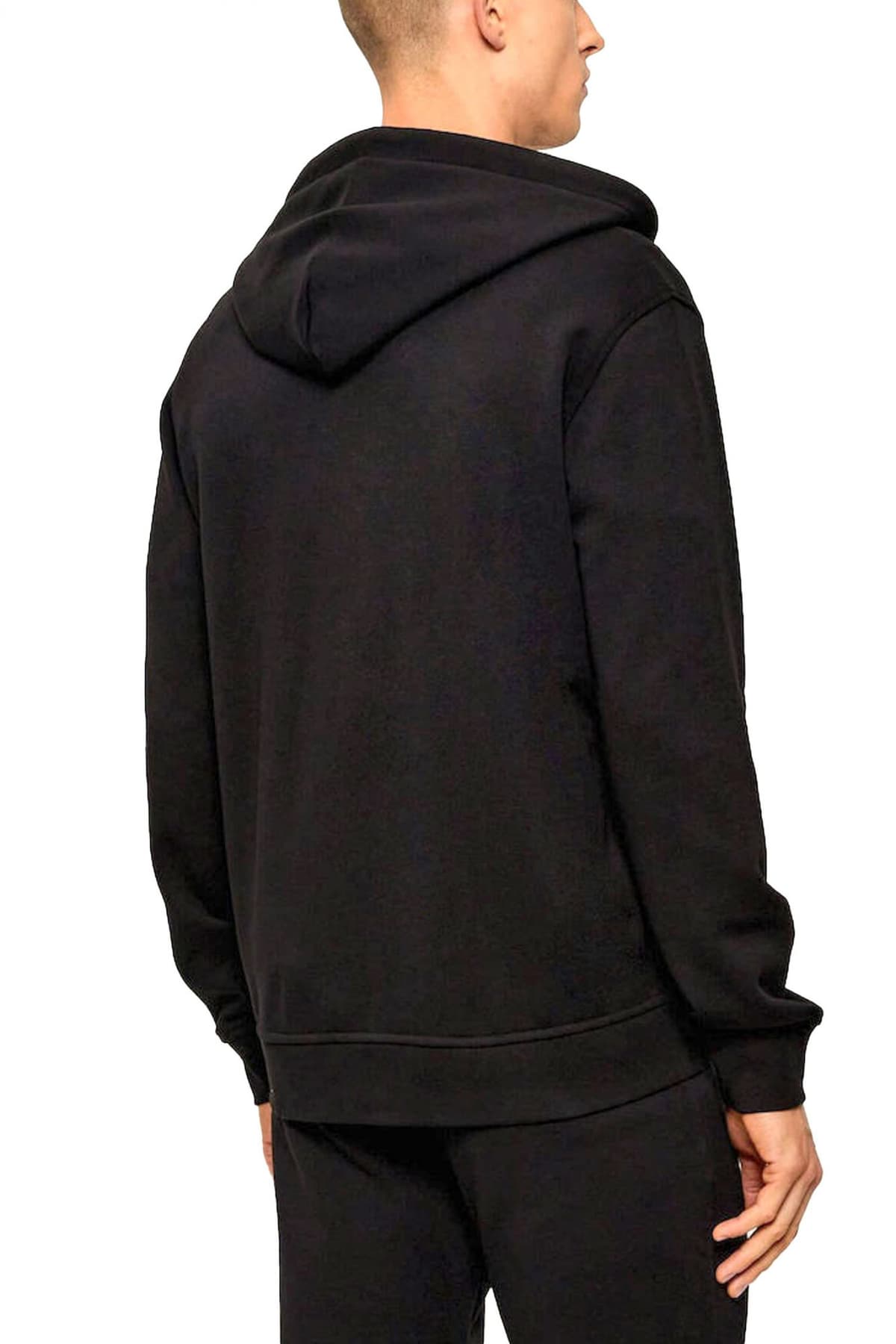 KARL LAGERFELD ΦΟΥΤΕΡ HOODIE LOGO ΜΑΥΡΟ