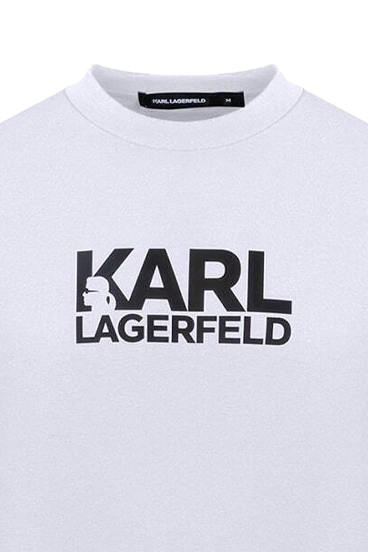 KARL LAGERFELD ΦΟΥΤΕΡ CREW NECK LOGO ΛΕΥΚΟ