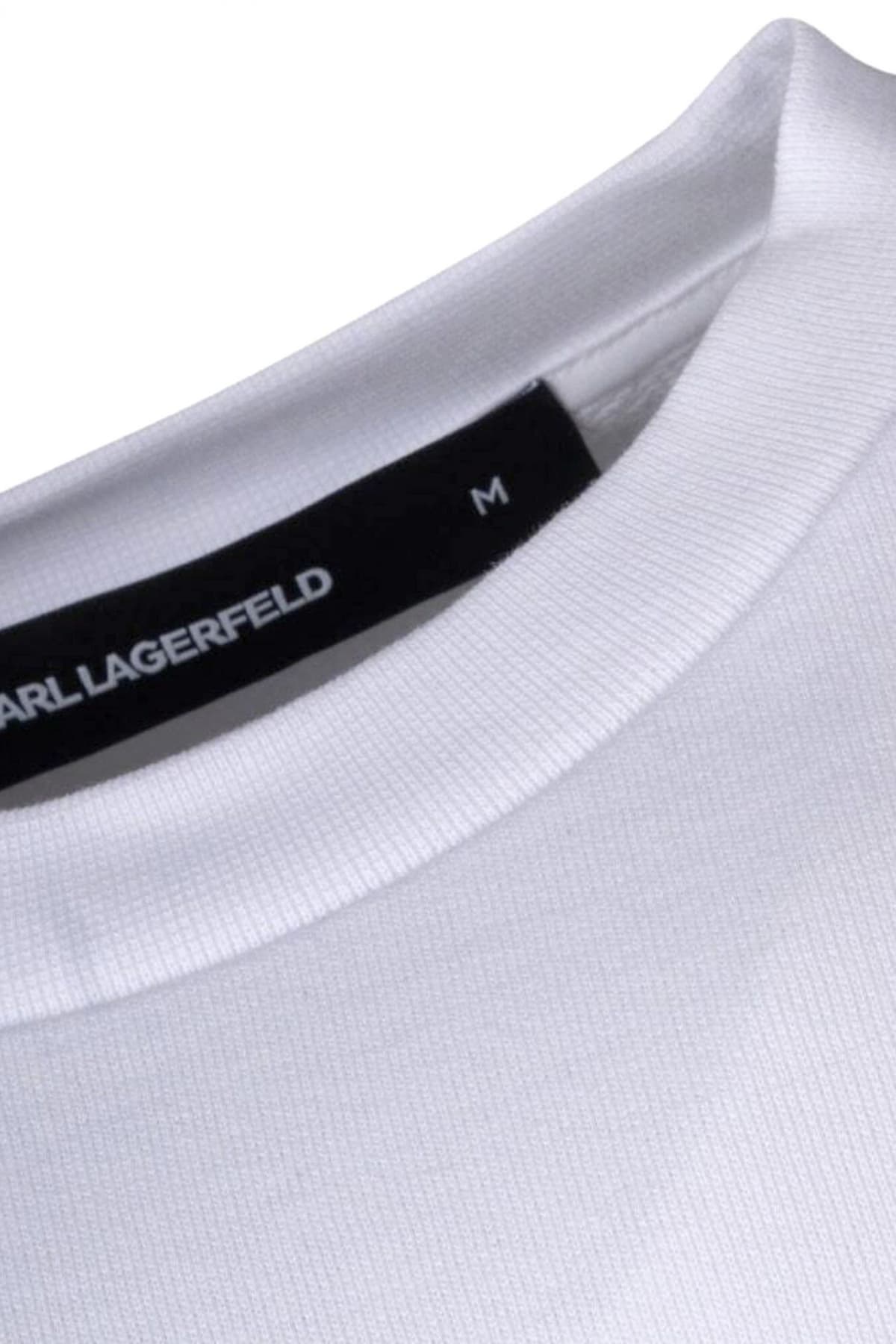 KARL LAGERFELD ΦΟΥΤΕΡ CREW NECK LOGO ΛΕΥΚΟ