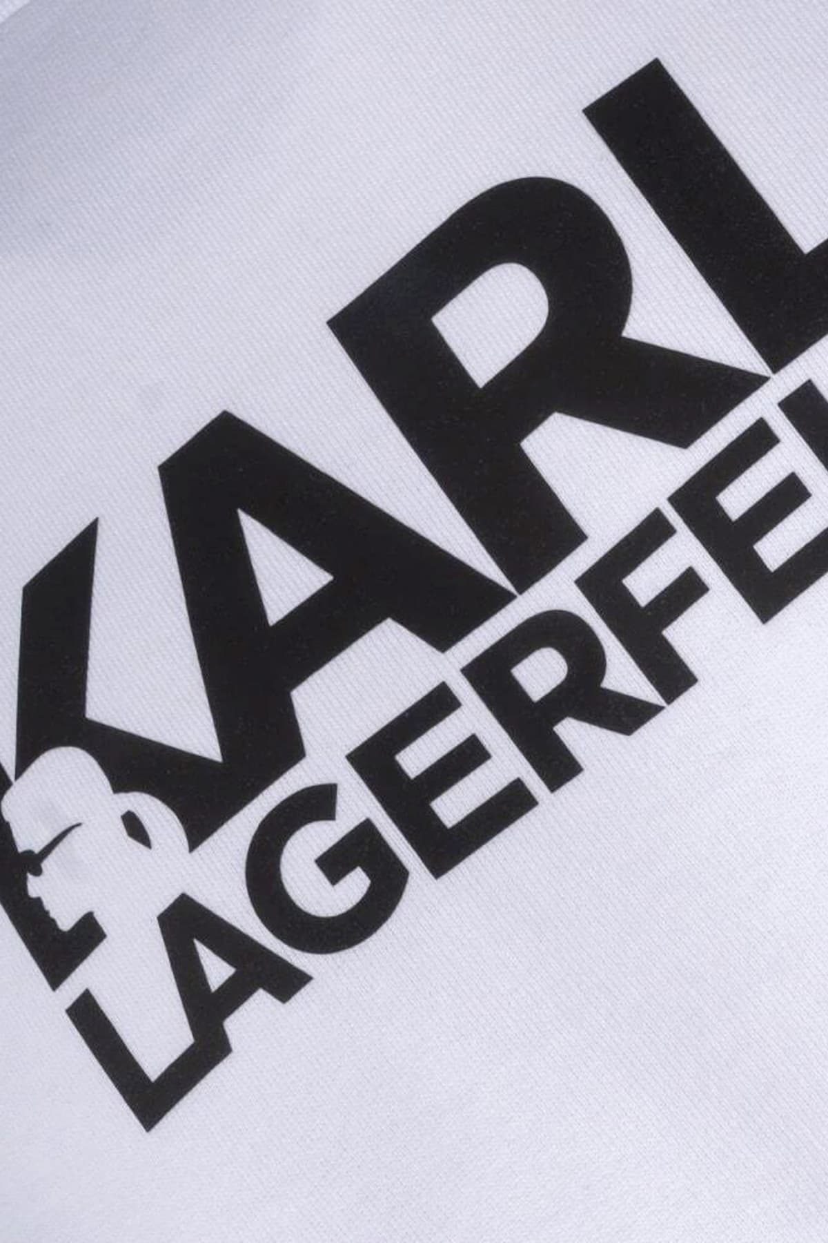 KARL LAGERFELD ΦΟΥΤΕΡ CREW NECK LOGO ΛΕΥΚΟ