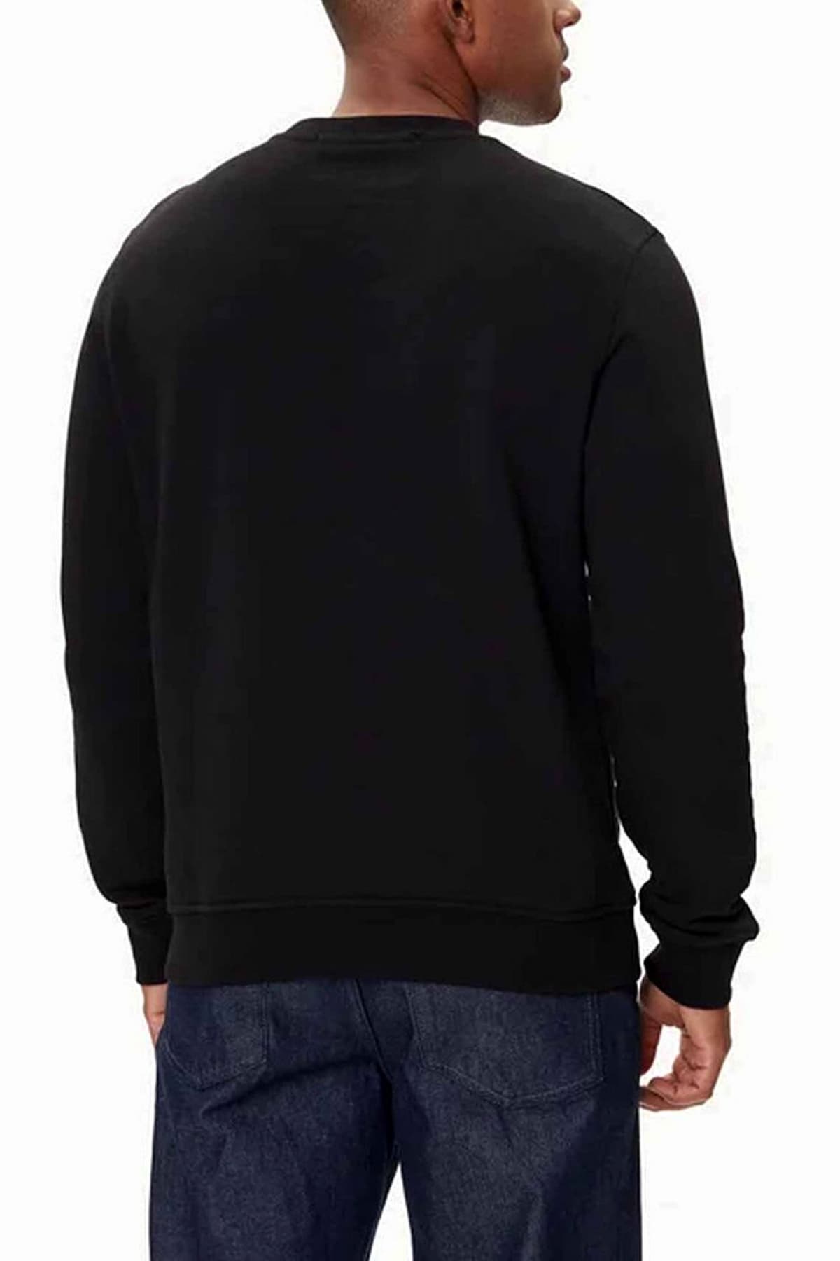 KARL LAGERFELD ΦΟΥΤΕΡ CREW NECK LOGO GOLD ΜΑΥΡΟ