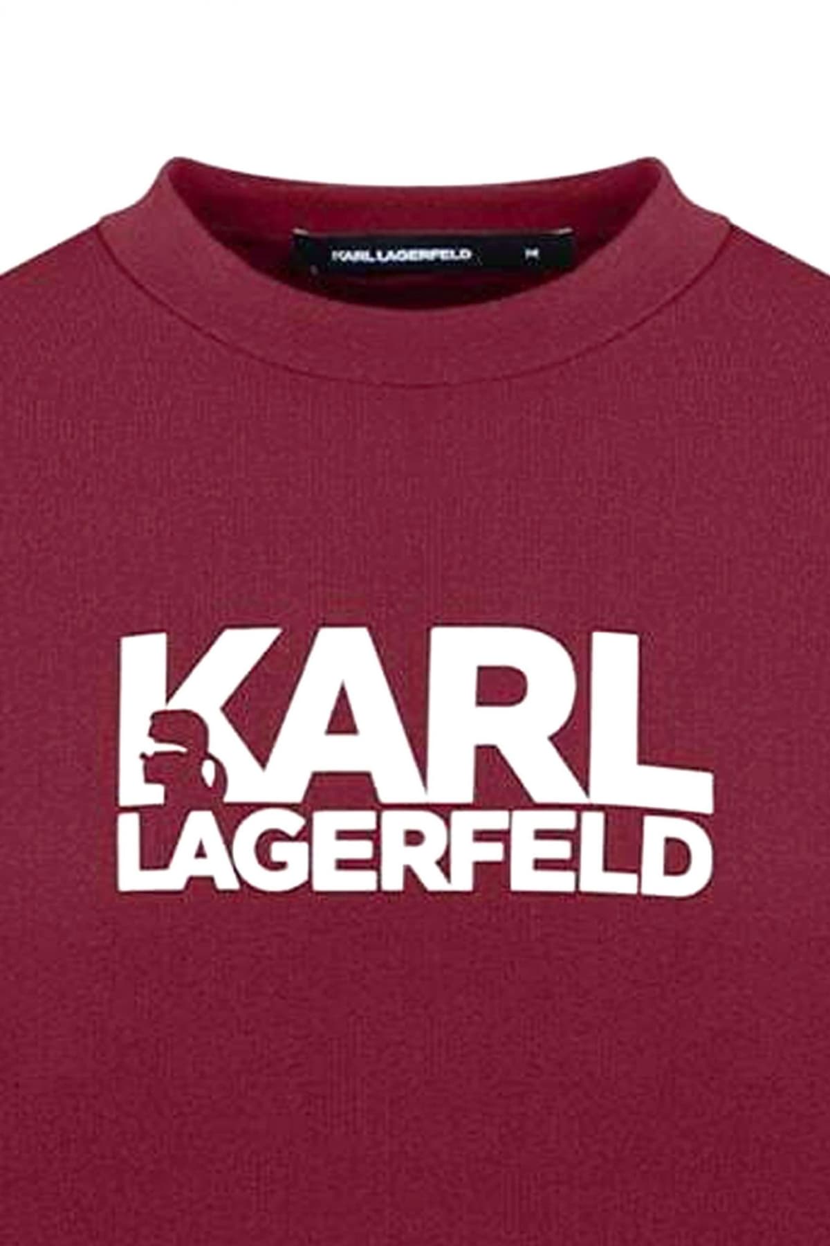 KARL LAGERFELD ΦΟΥΤΕΡ CREW NECK LOGO ΜΠΟΡΝΤΩ