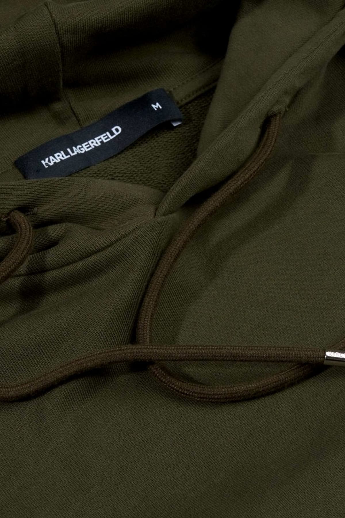 KARL LAGERFELD ΦΟΥΤΕΡ HOODIE LOGO ΧΑΚΙ