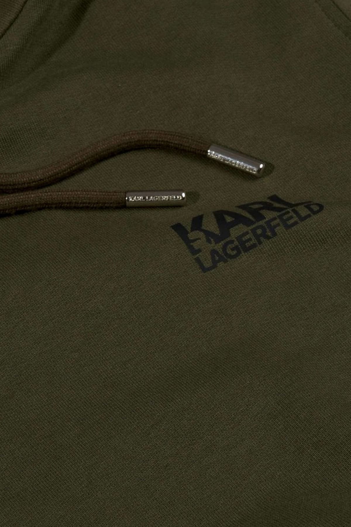 KARL LAGERFELD ΦΟΥΤΕΡ HOODIE LOGO ΧΑΚΙ