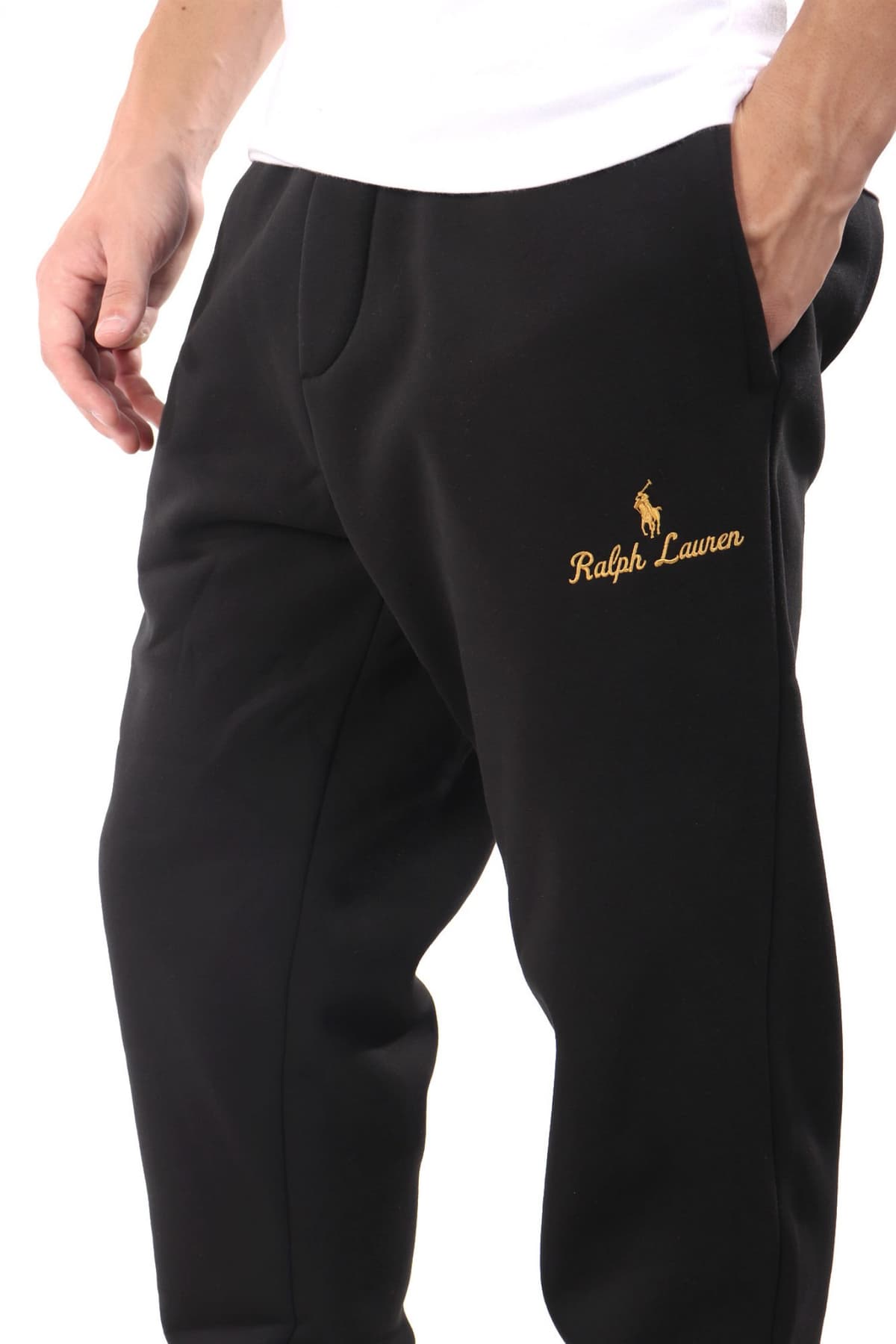 RALPH LAUREN ΠΑΝΤΕΛΟΝΙ ΦΟΡΜΑ LOGO ΜΑΥΡΟ