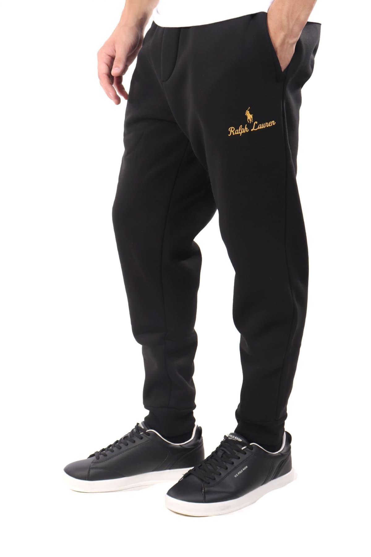 RALPH LAUREN ΠΑΝΤΕΛΟΝΙ ΦΟΡΜΑ LOGO ΜΑΥΡΟ