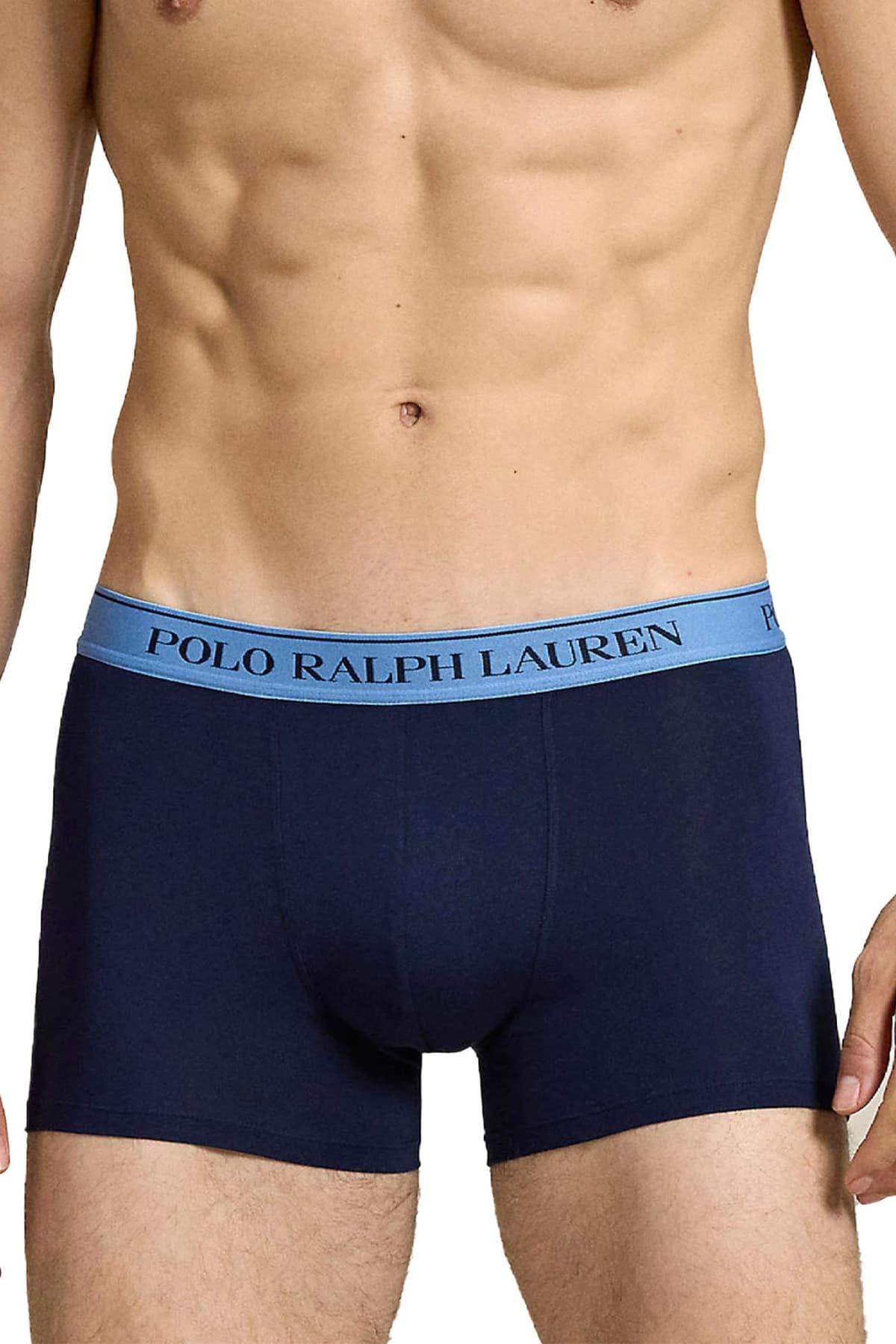 RALPH LAUREN UNDERWEAR ΕΣΩΡΟΥΧΟ ΣΕΤ 3PACK STRETCH COTTON CLASSIC TRUNKS ΜΠΛΕ