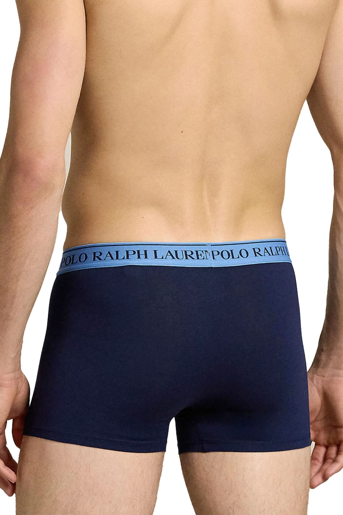 RALPH LAUREN UNDERWEAR ΕΣΩΡΟΥΧΟ ΣΕΤ 3PACK STRETCH COTTON CLASSIC TRUNKS ΜΠΛΕ