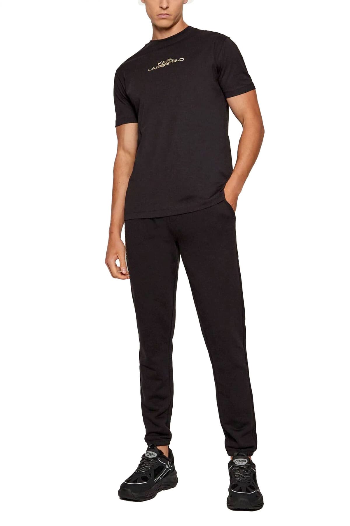 Men's T-Shirts Karl Lagerfeld Black