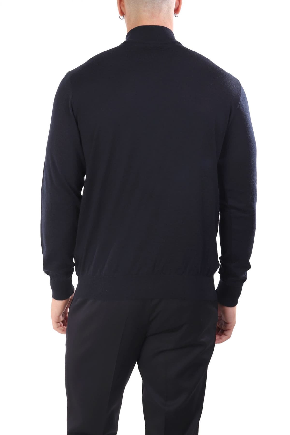 PAUL&SHARK ΠΛΕΚΤΟ HALFZIP LOGO ΜΠΛΕ